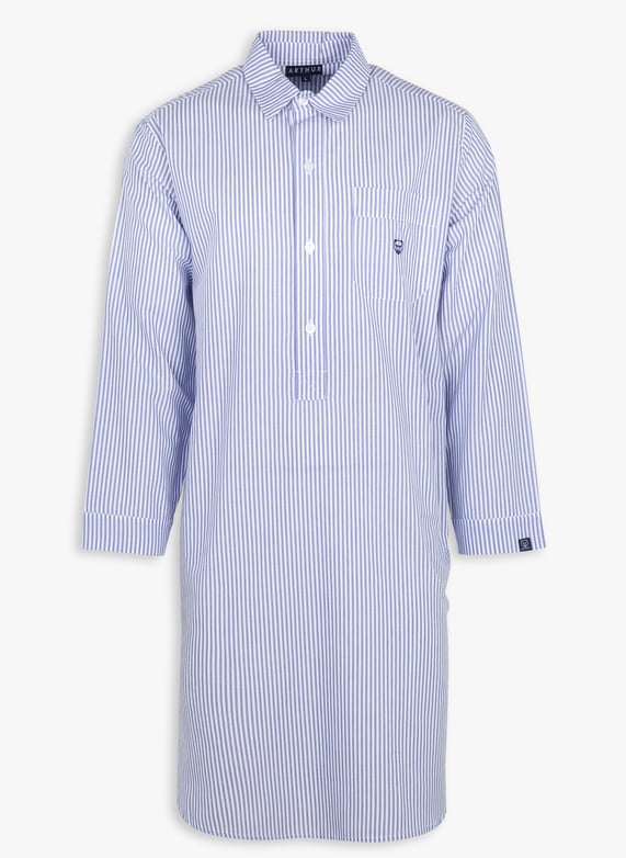 Chemise Arthur Vetement De Nuit Chemise De Nuit En Coton Rayé