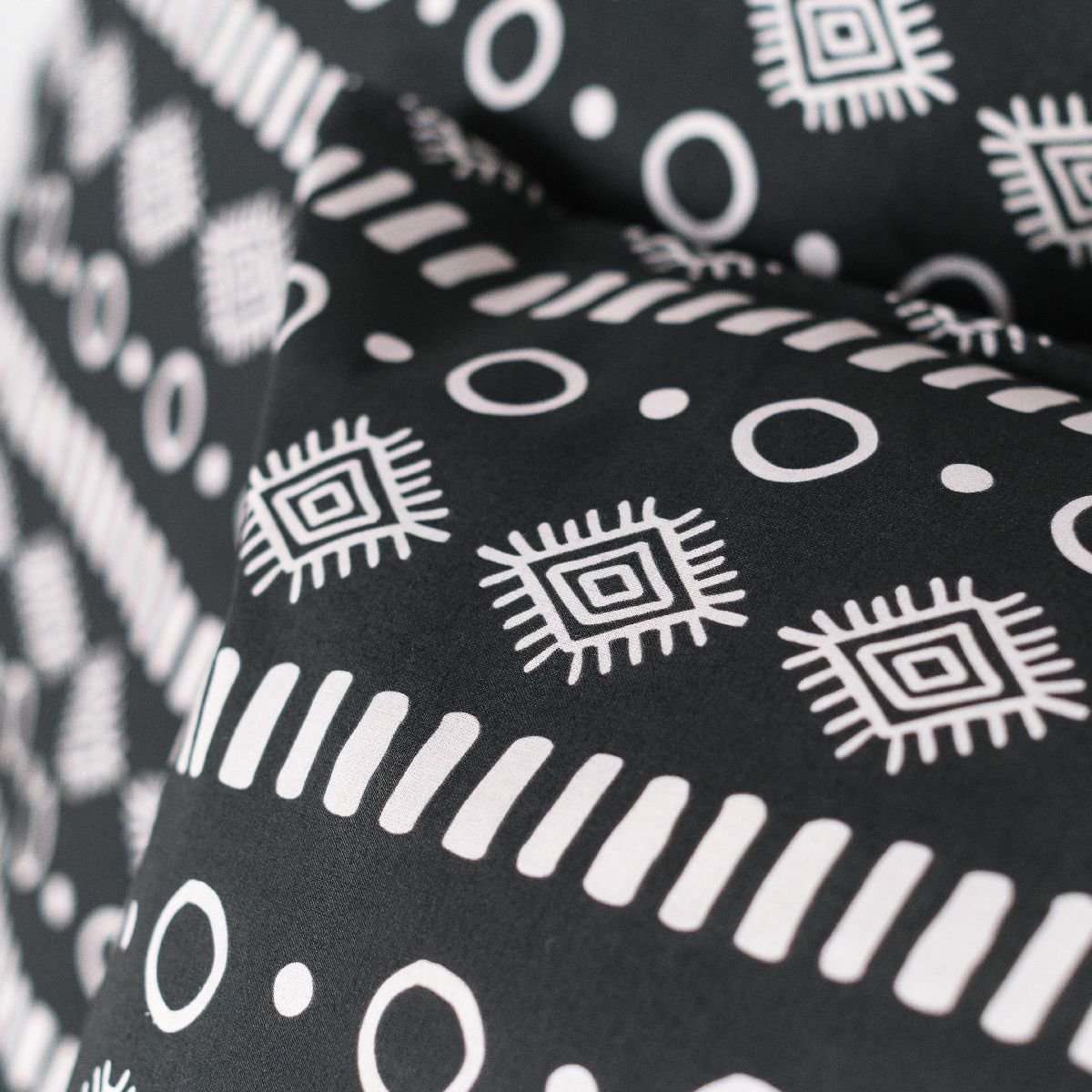 Printed cotton bed set TODAY LINGE DE MAISON Black