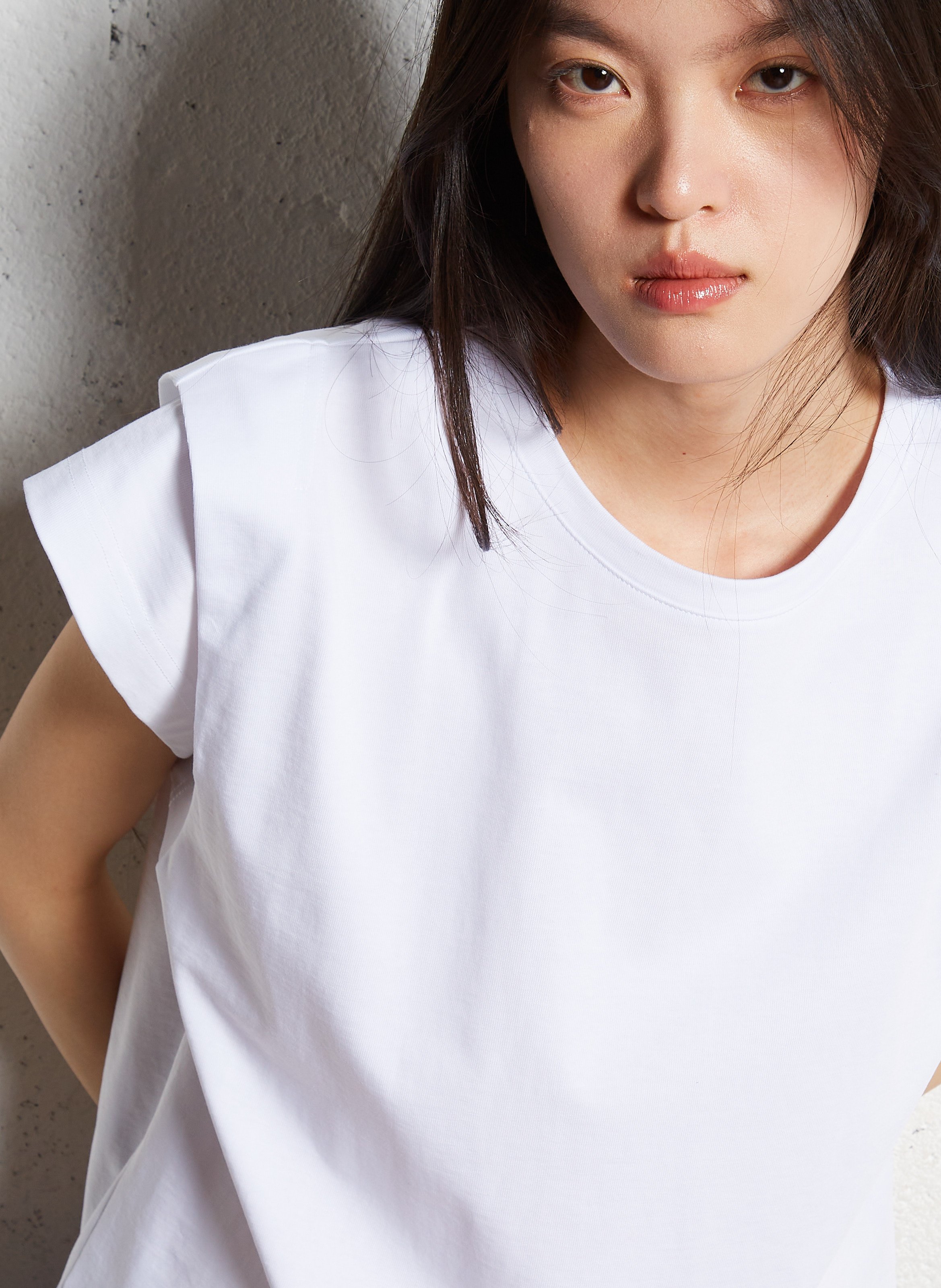 Straight cotton T-shirt BA&SH White
