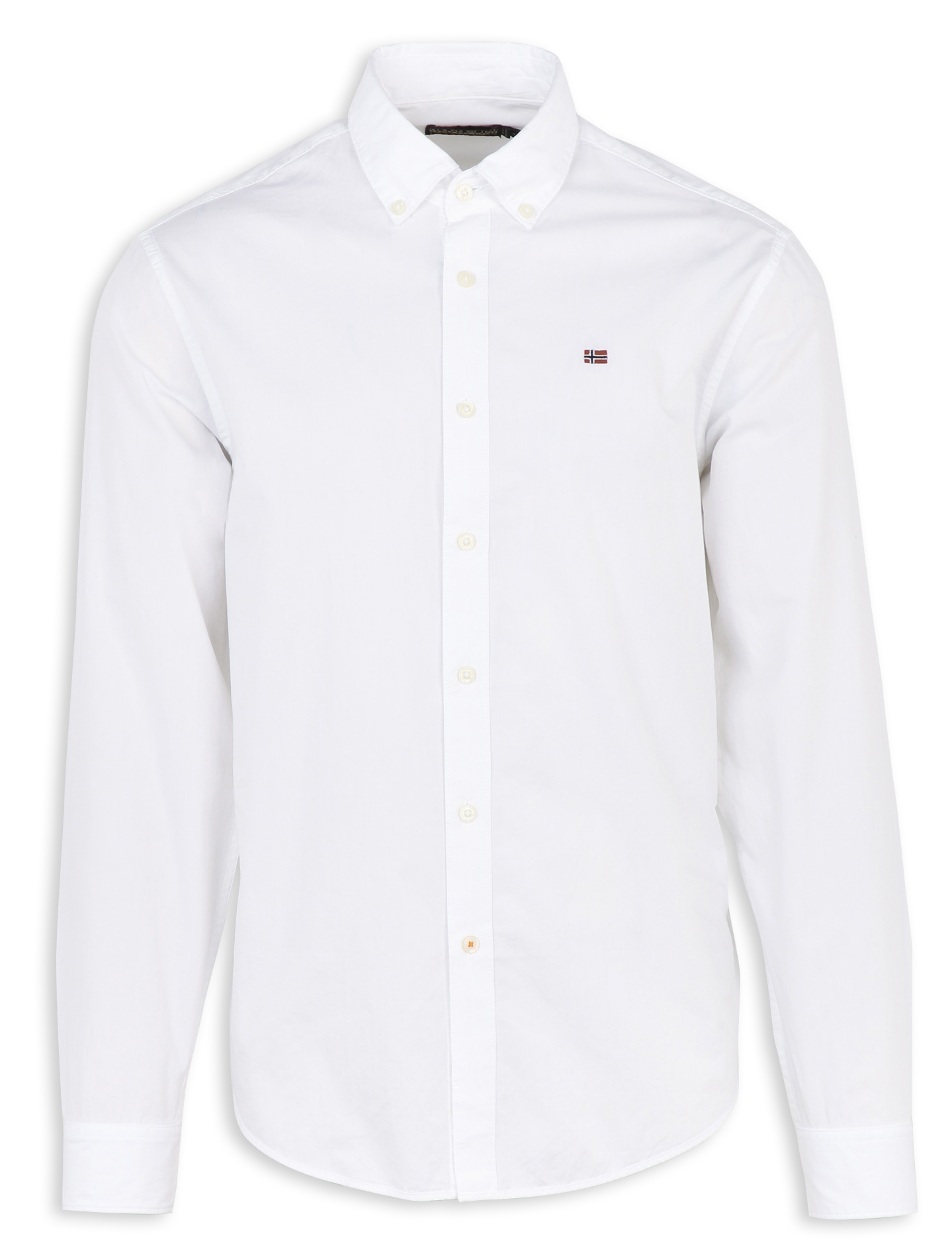 Chemise col classique en coton NAPAPIJRI Blanc