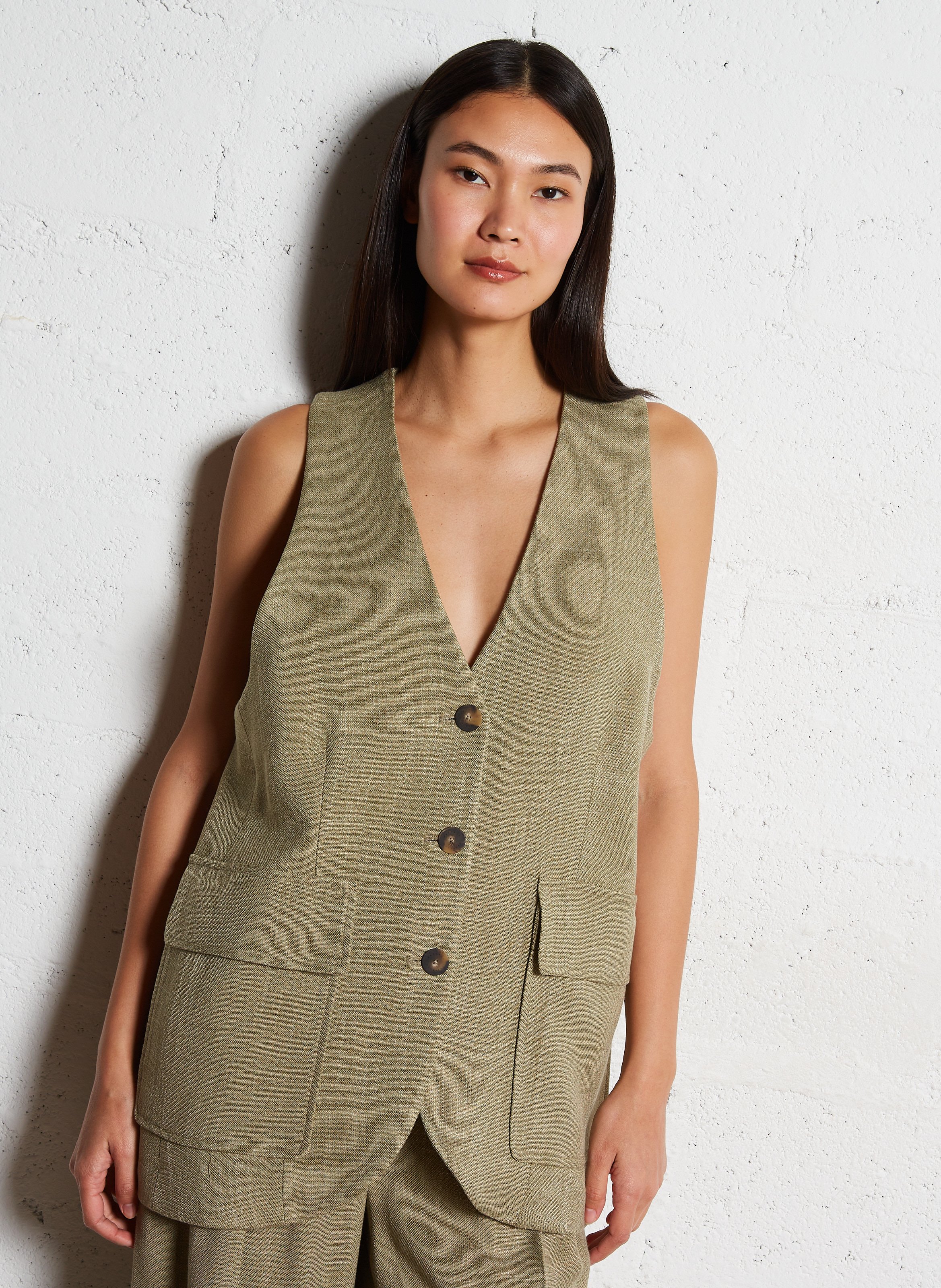 Oversized cardigan MARGAUX LONNBERG Green