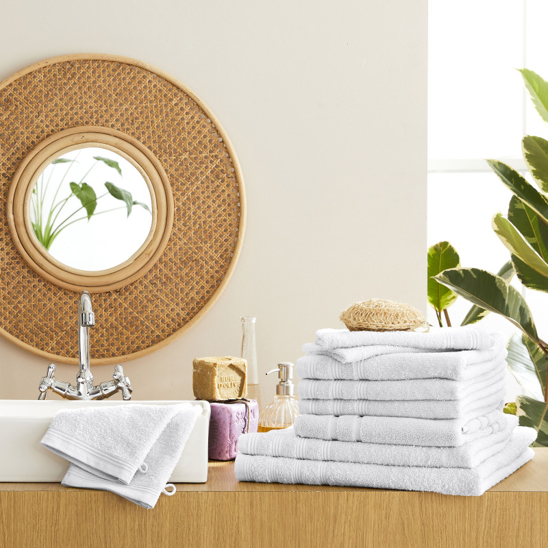 Complete 10-piece pack COTON PUR White