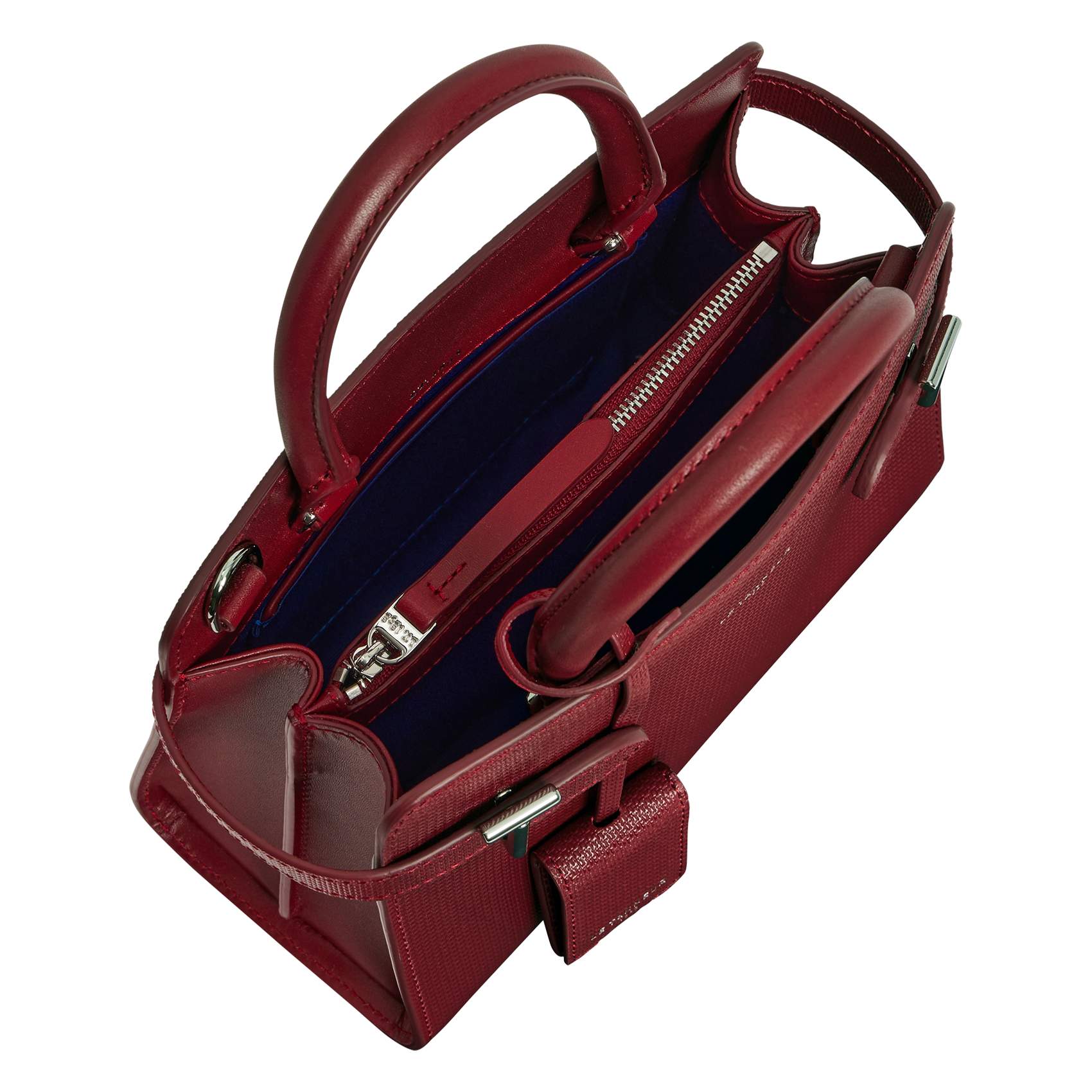 Sac bandoulière en cuir LE TANNEUR Rouge