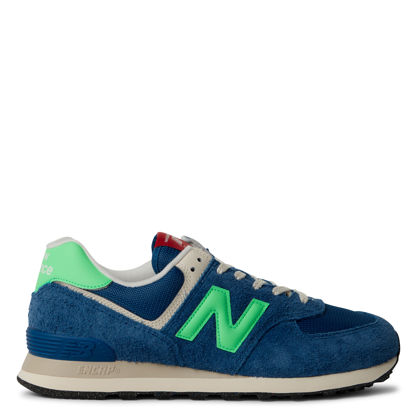 Low-top leather mix sneakers NEW BALANCE Khaki