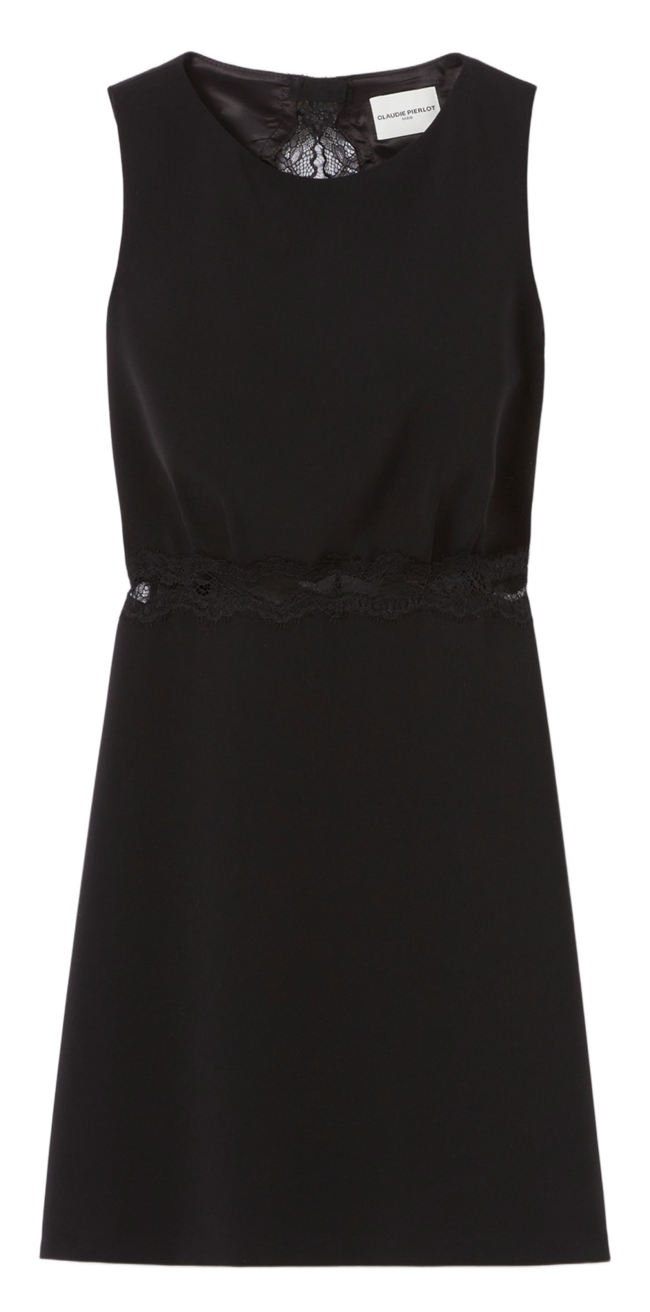 Robe courte col rond CLAUDIE PIERLOT Noir