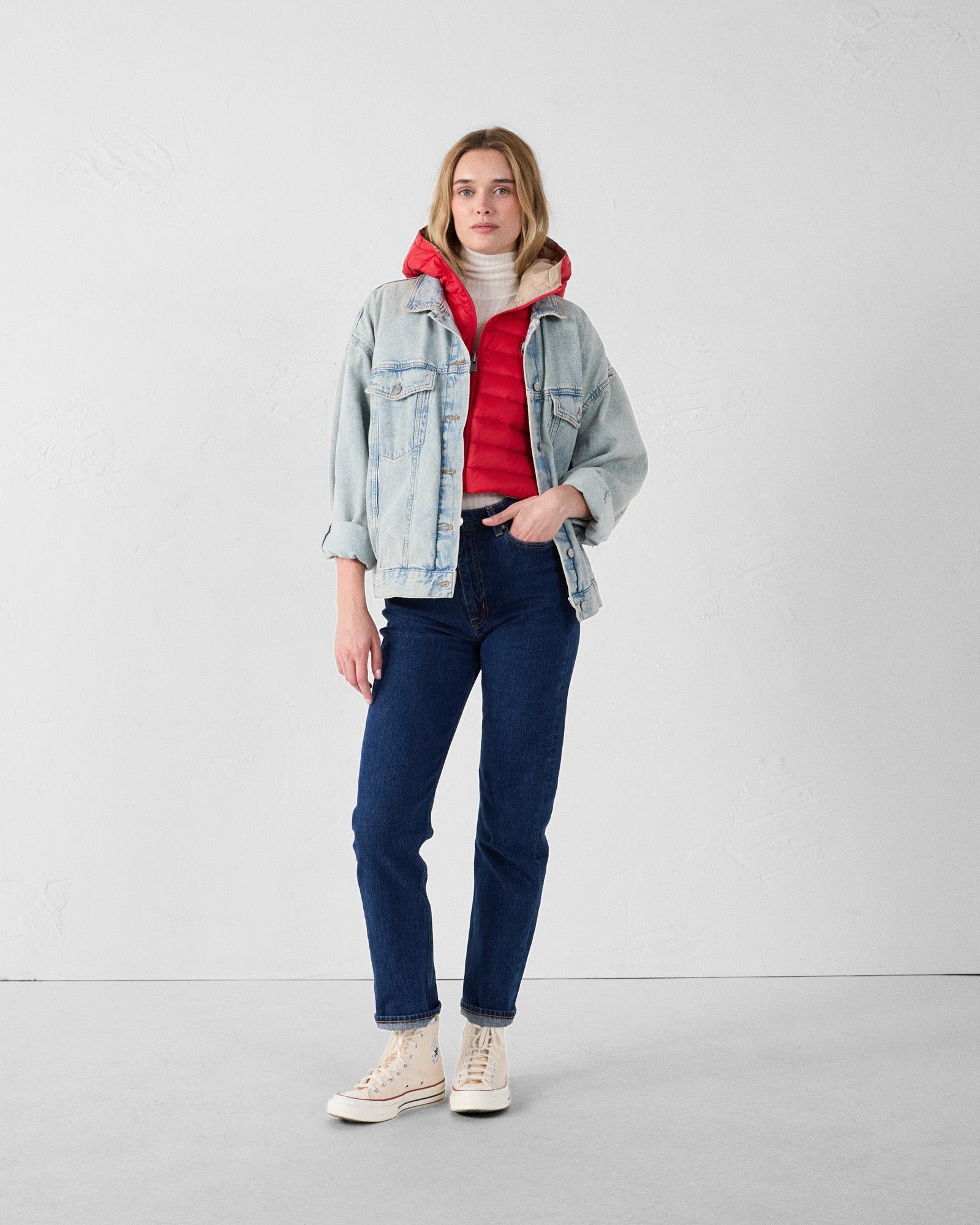 Hooded cape JOTT Red