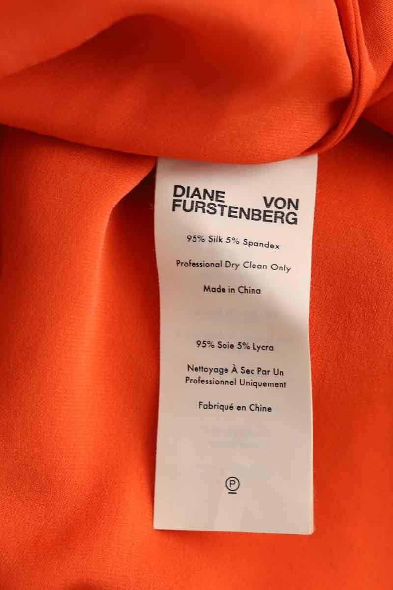 Silk blouse DIANE VON FURSTENBERG - Seconde Main Orange