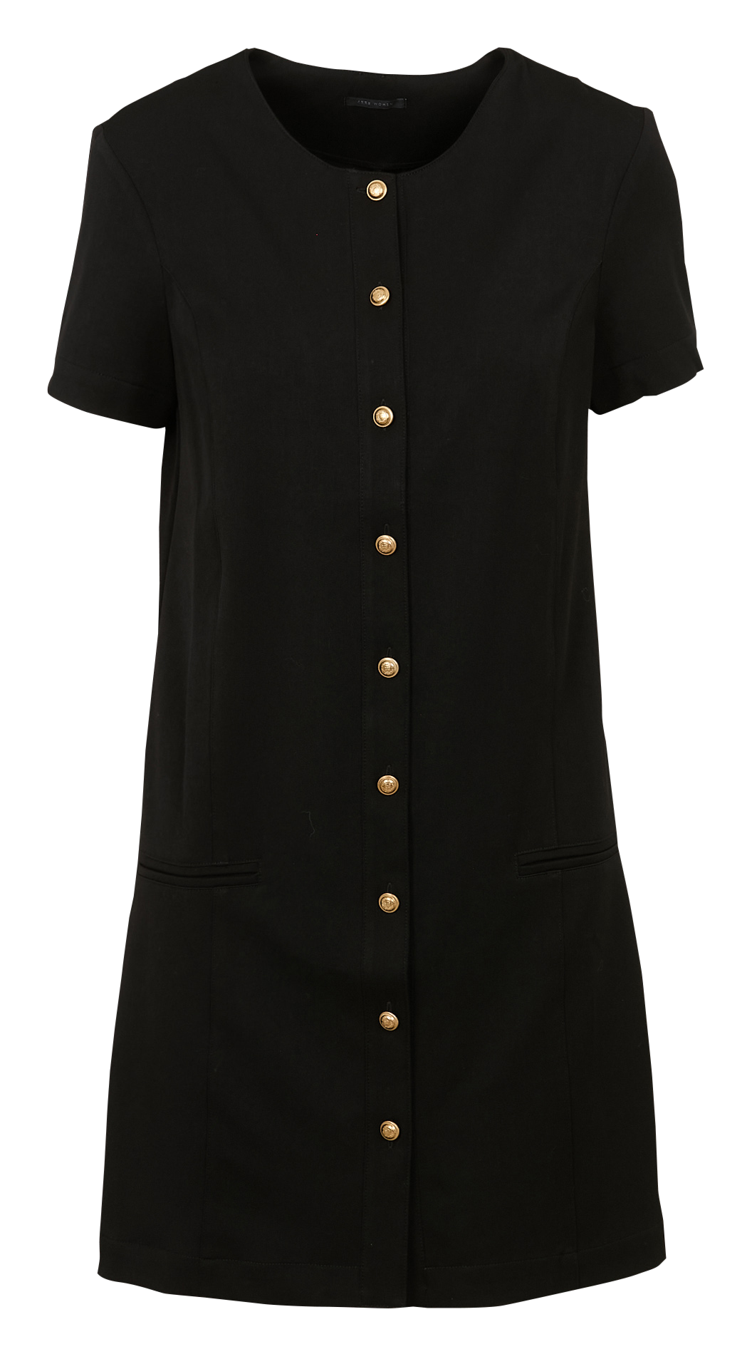 Robe courte col rond IKKS Black