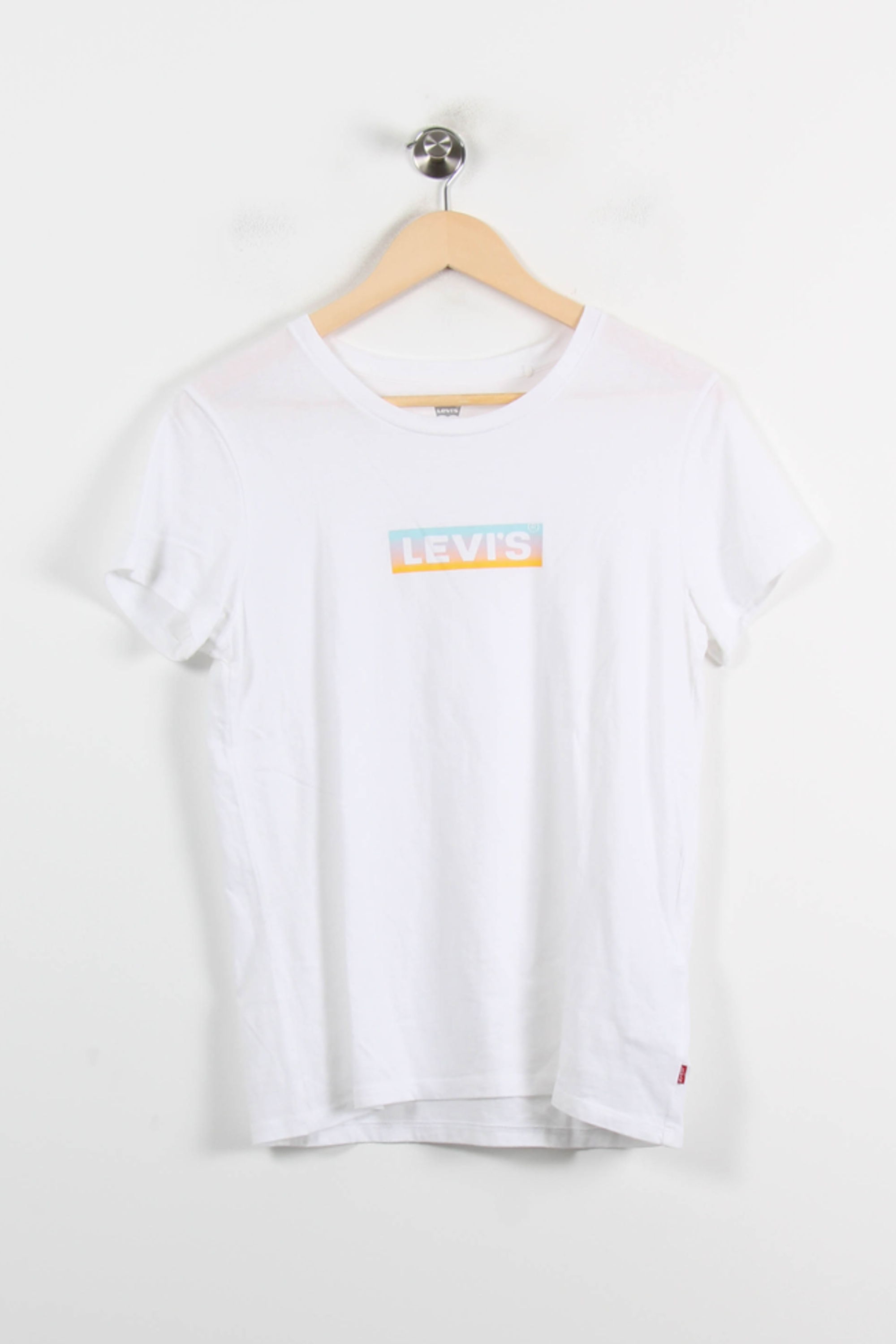 Tommy Badge T-shirt LEVI'S - Seconde main White