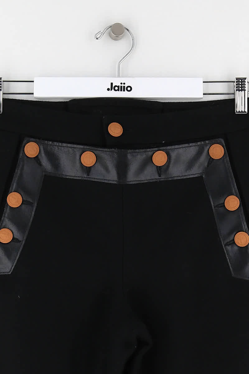 Wide trousers JEAN PAUL GAULTIER - SECONDE MAIN Black