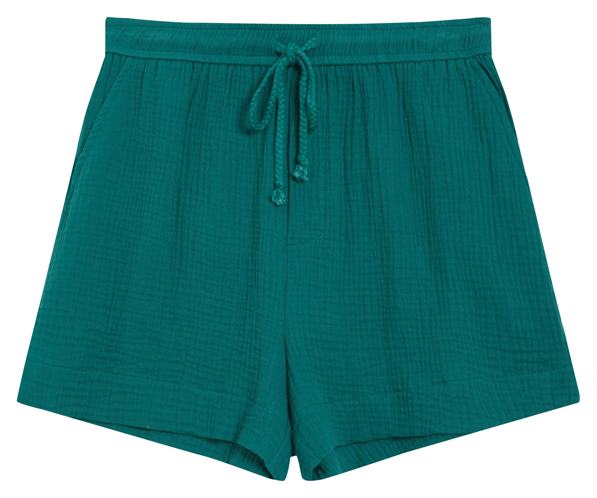 Short droit en coton GRACE ET MILA Vert