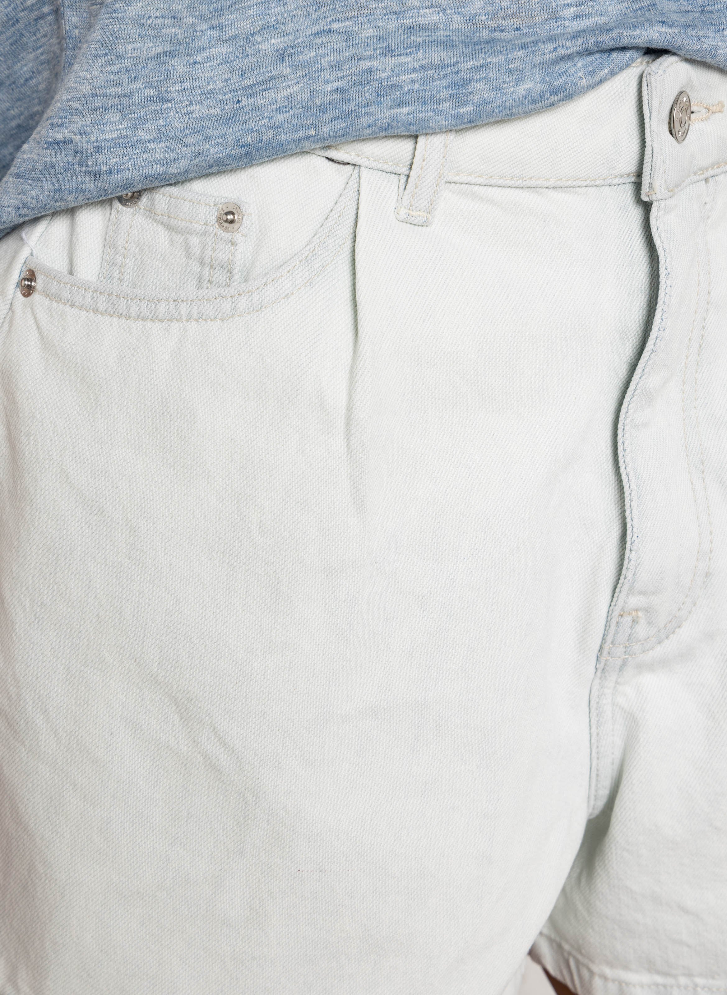 High-waisted wide-leg shorts BERENICE Blue