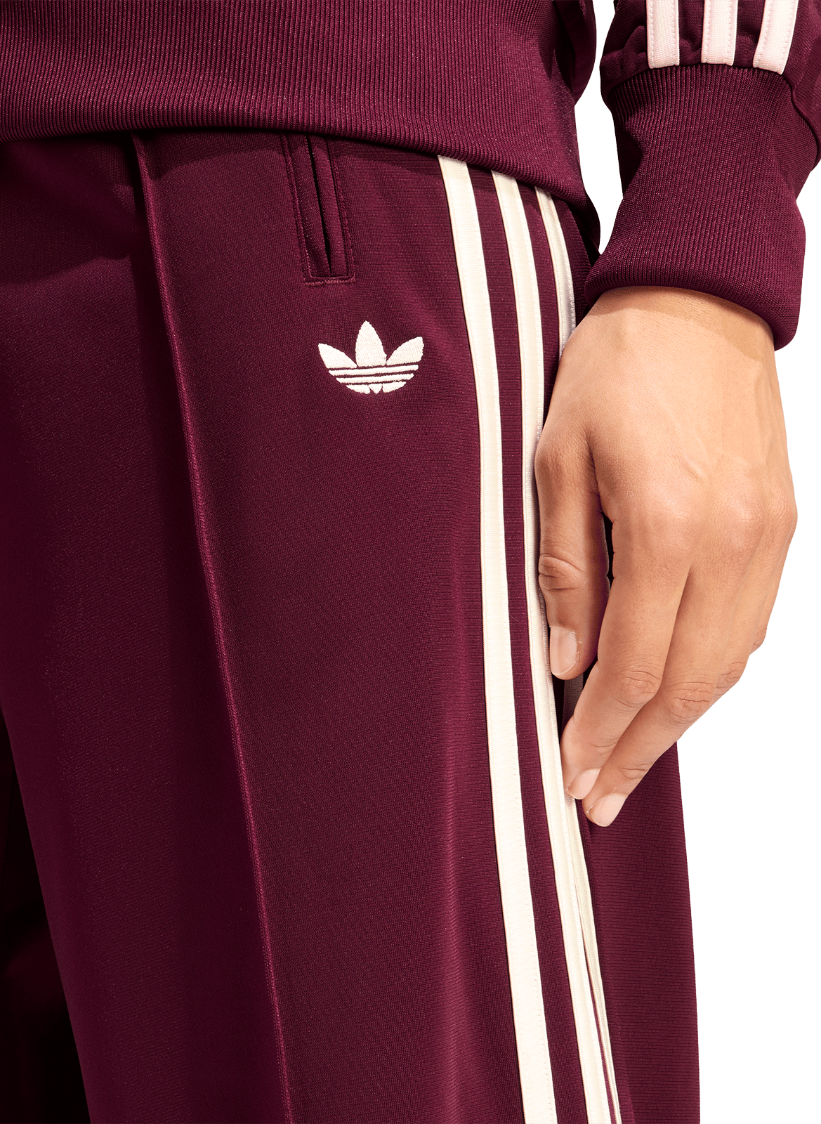 Bandplooibroek ADIDAS Rood