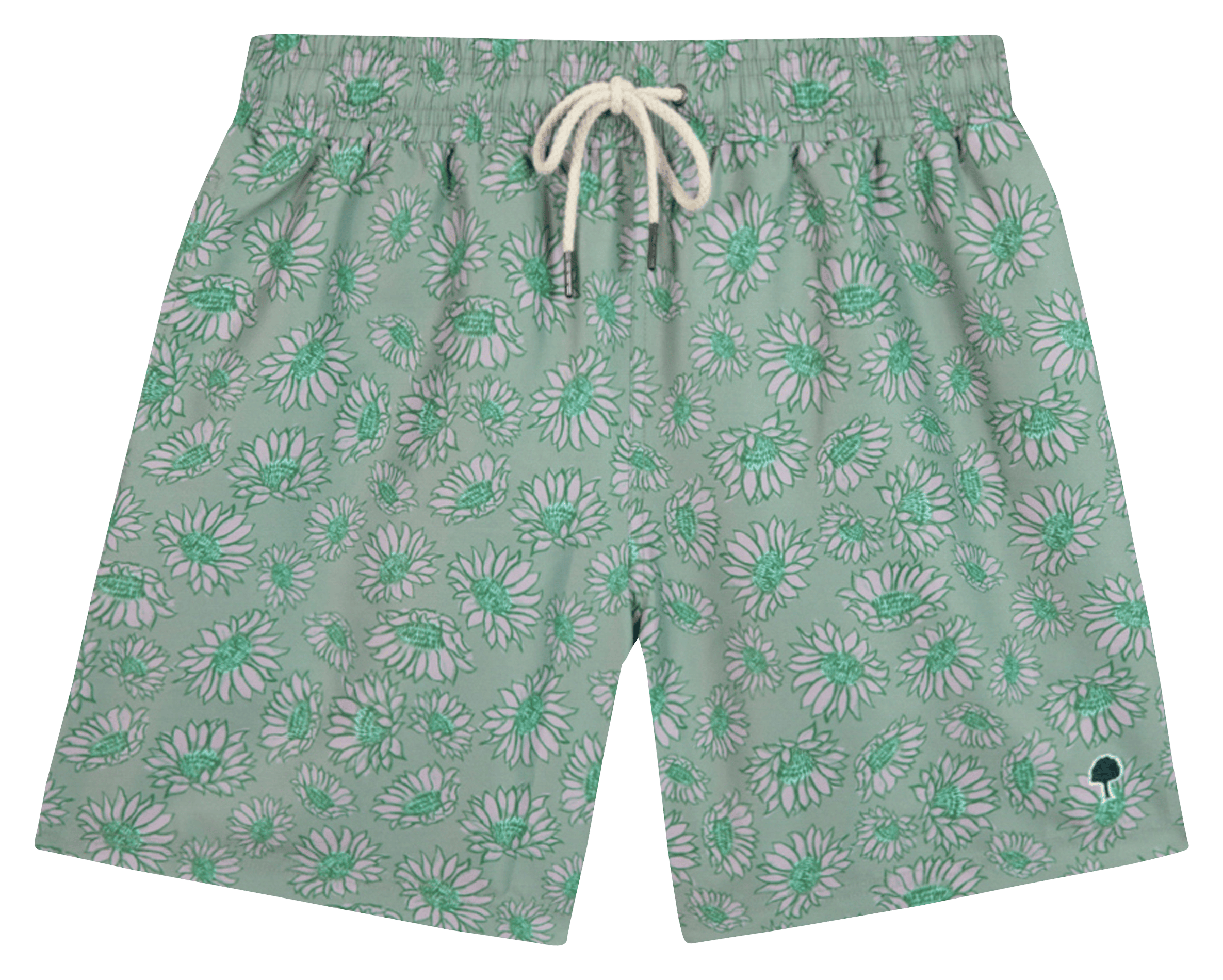 Badeshorts mit Grafik-Print FAGUO Grun