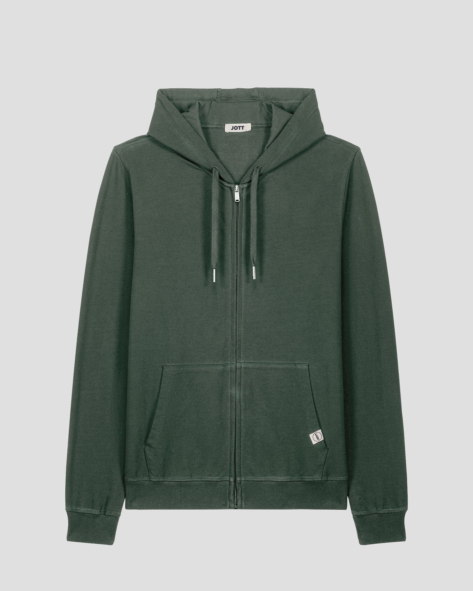 Edgar zip-up hoodie JOTT Green