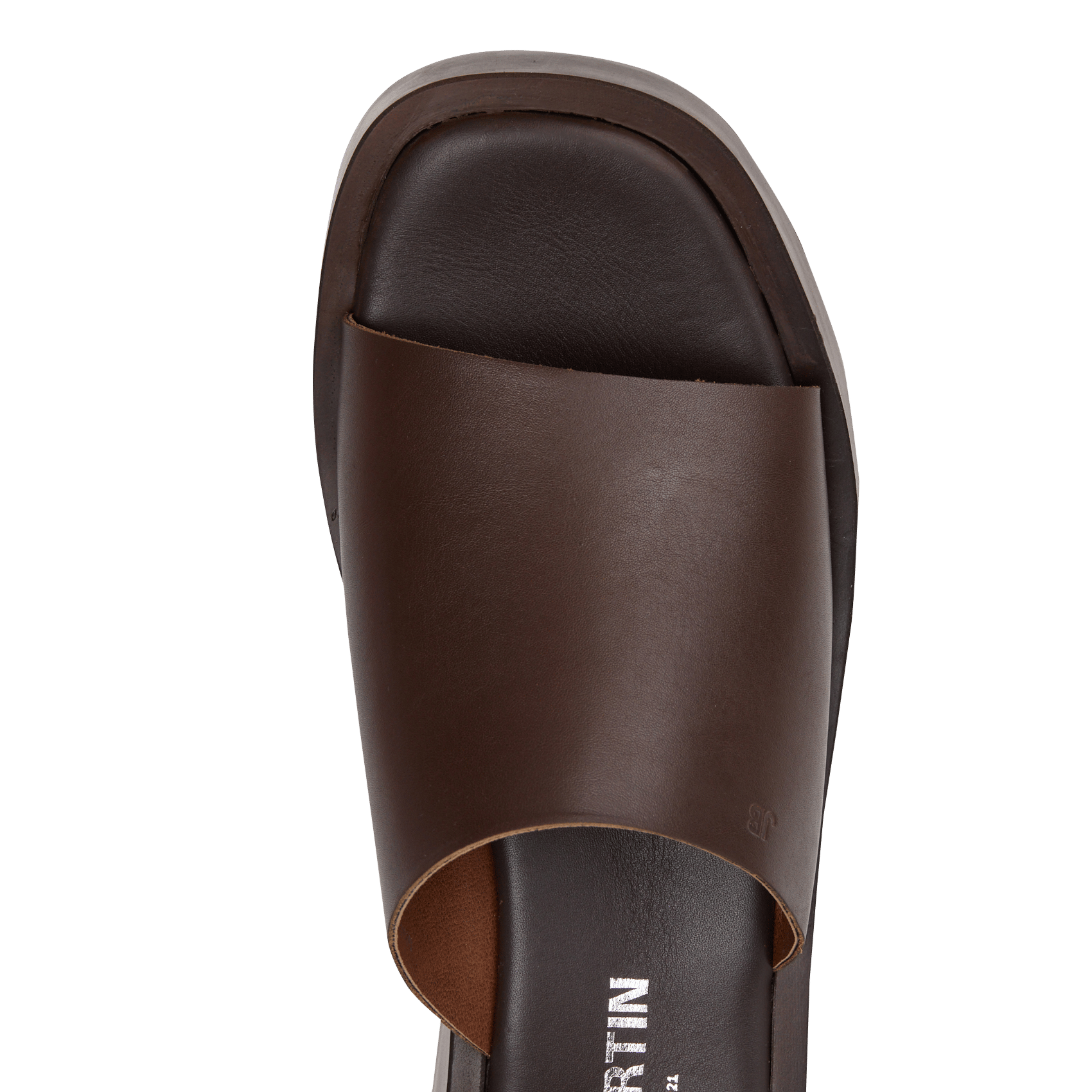 Fabia leather wedge sandals JB MARTIN Brown