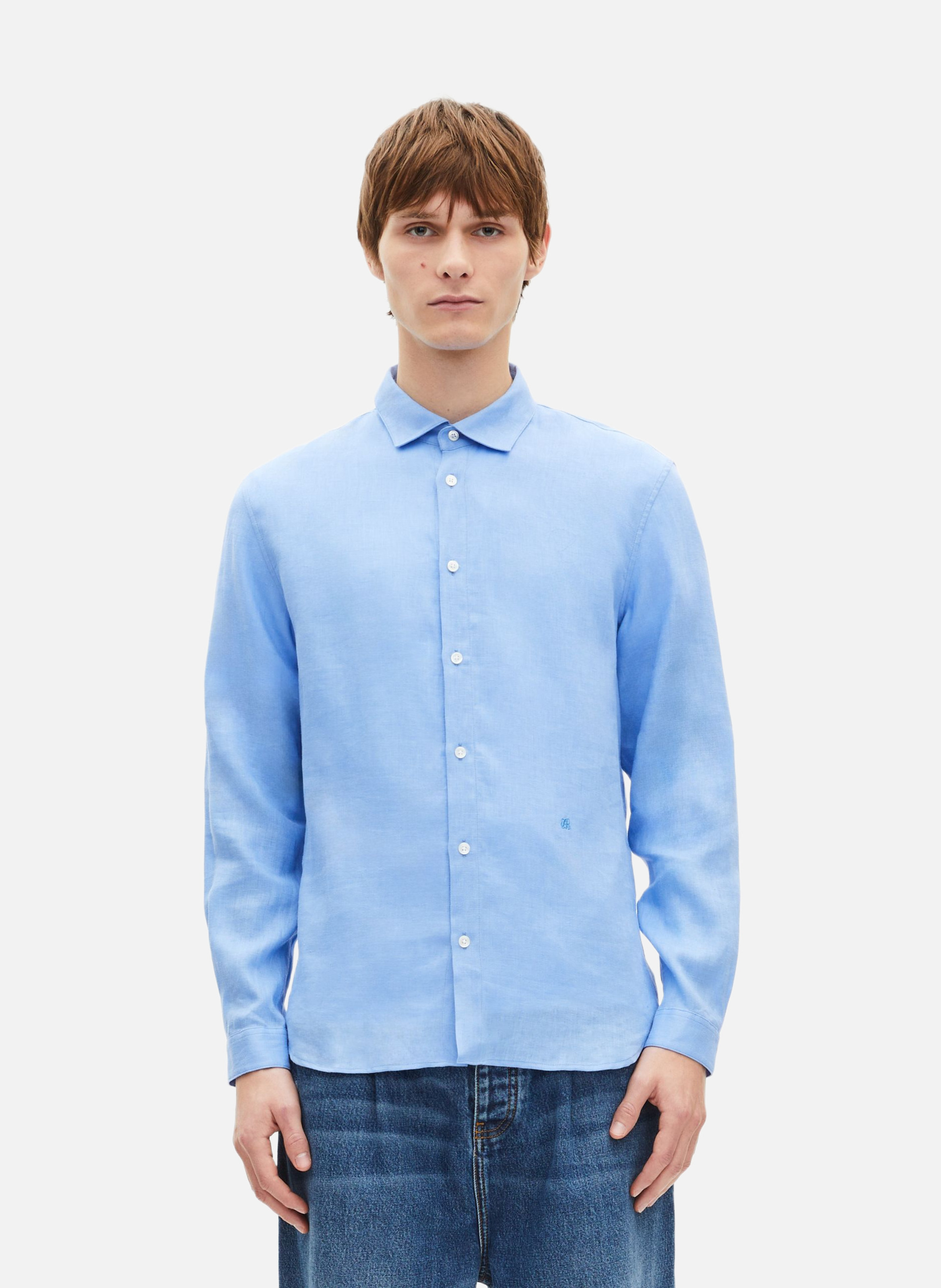 Linen shirt THE KOOPLES Blue
