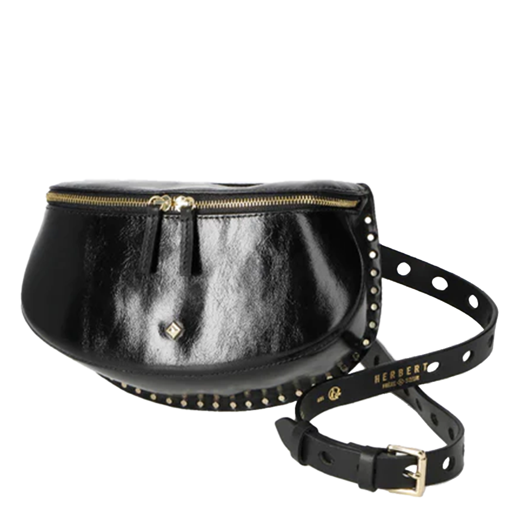 Hüfttasche aus Leder HERBERT FRERE SOEUR Schwarz