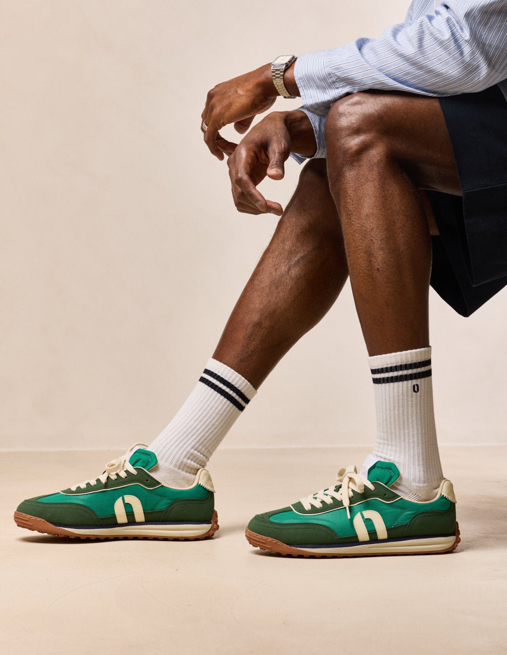 Baskets basses ODAJE Kaki