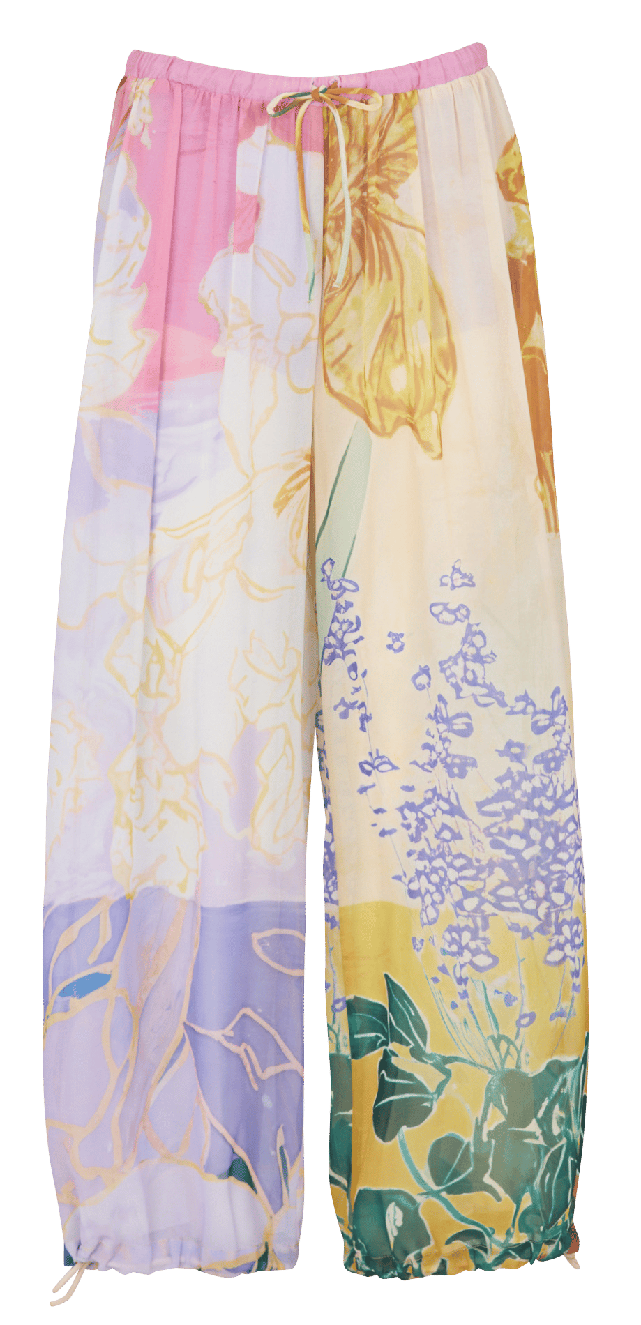 Printed balloon pants DESIGUAL Multicolored