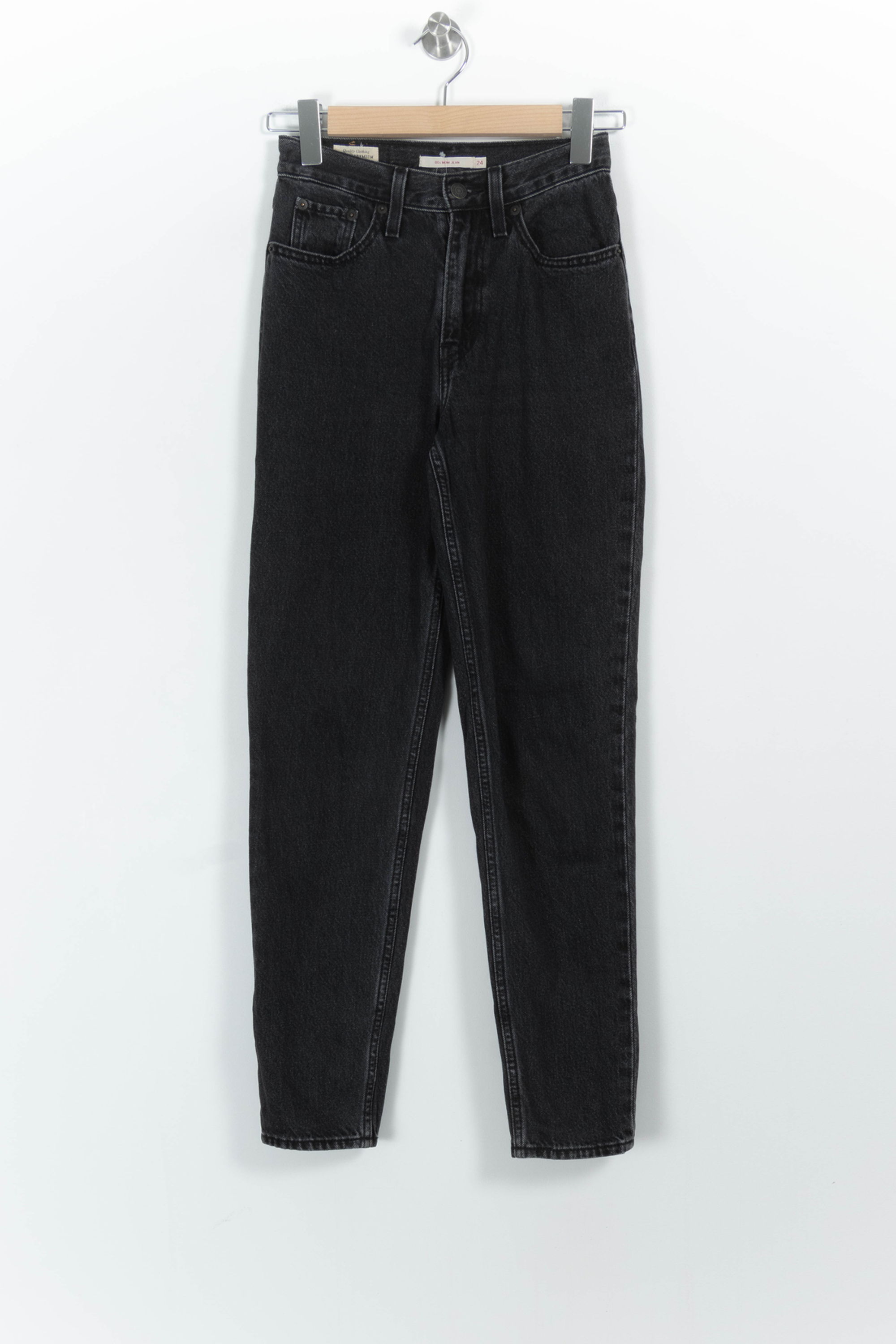 Cropped slim jeans with studs LEVI'S - Seconde main Black