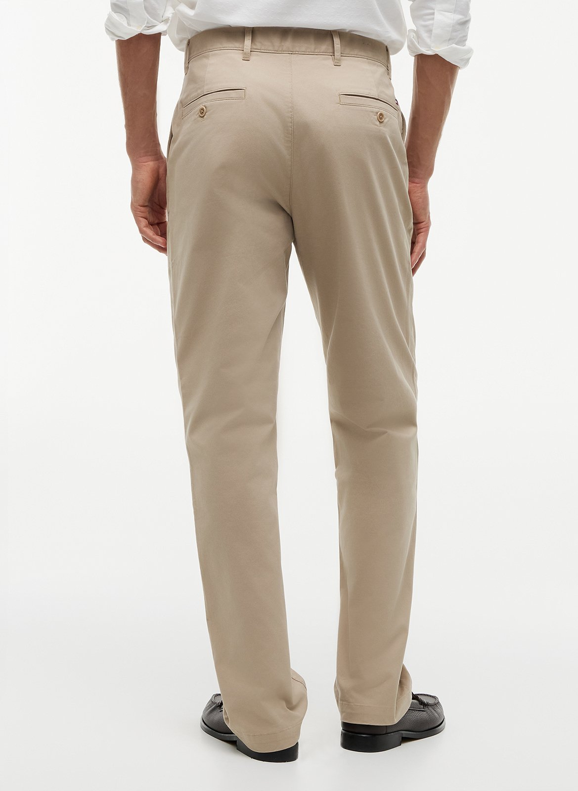 Gerade geschnittene Baumwollhose TOMMY HILFIGER Beige
