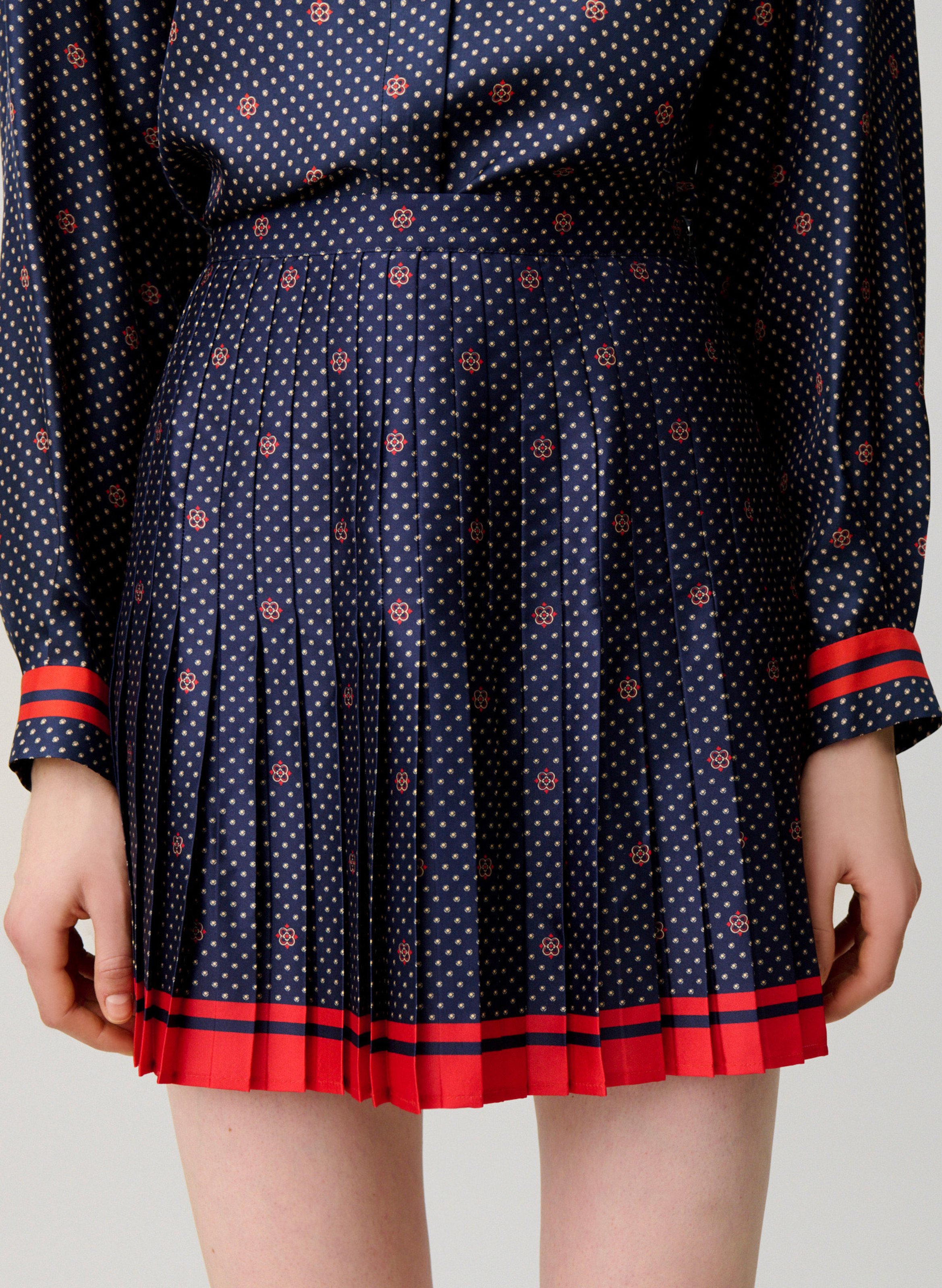 Korte uitlopende rok CLAUDIE PIERLOT Veelkleurig