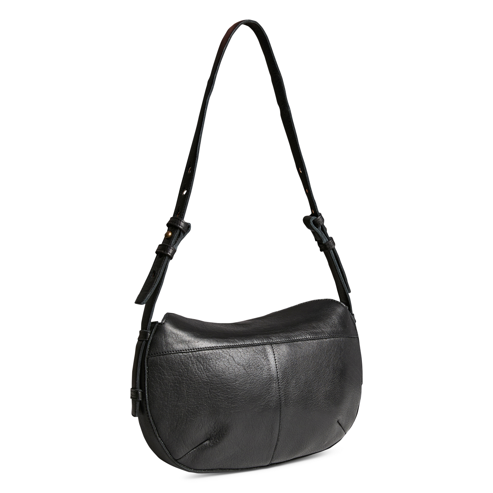 Sac à main en cuir PIECES Noir