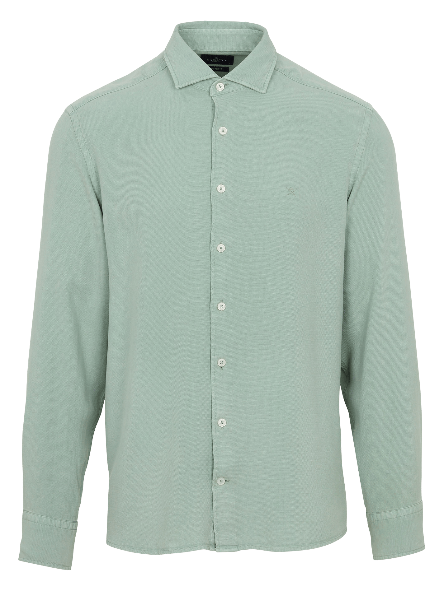 Camicia dritta con collo classico HACKETT Verde