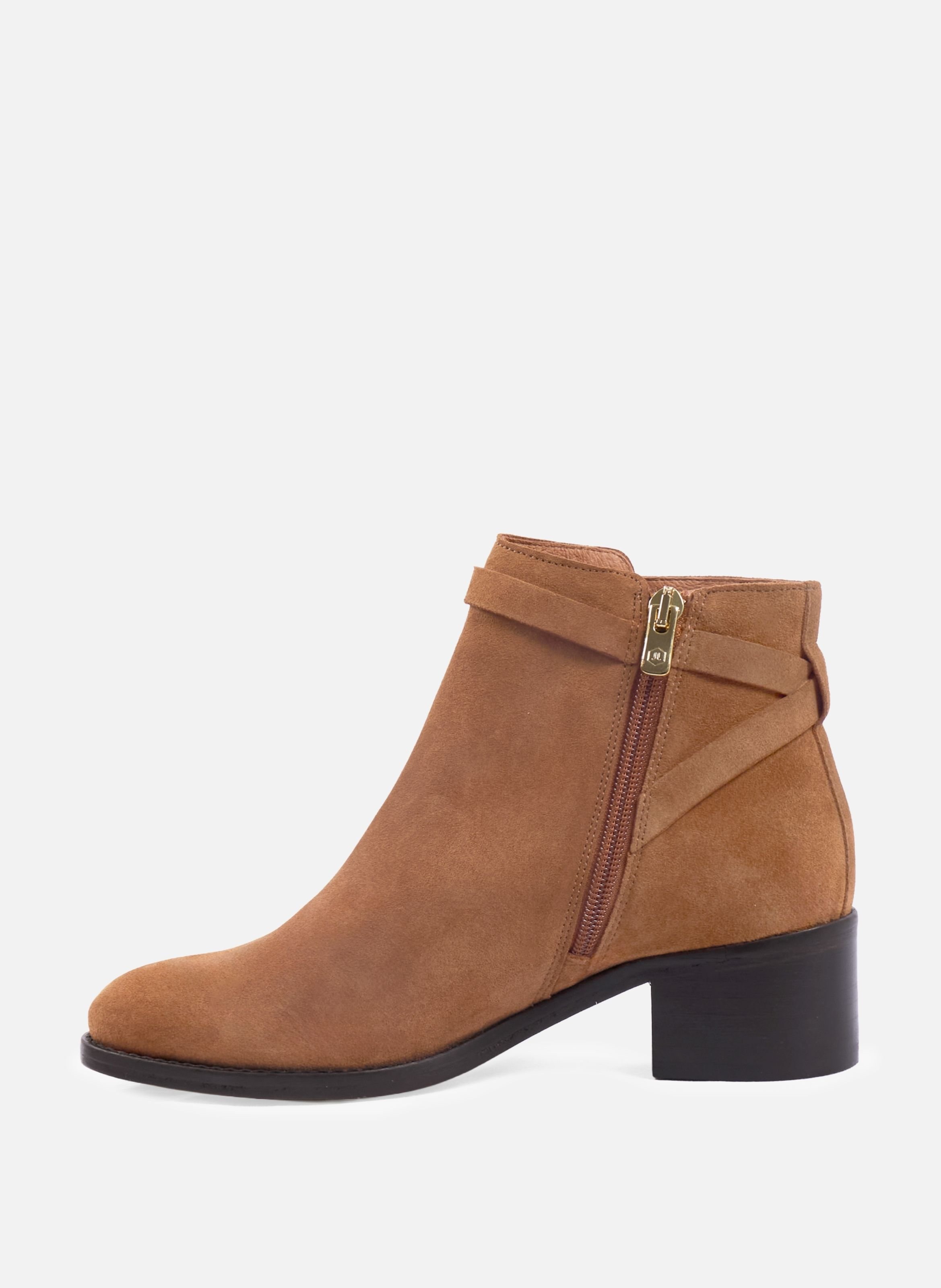 Suede riding boots JULES & JENN Brown
