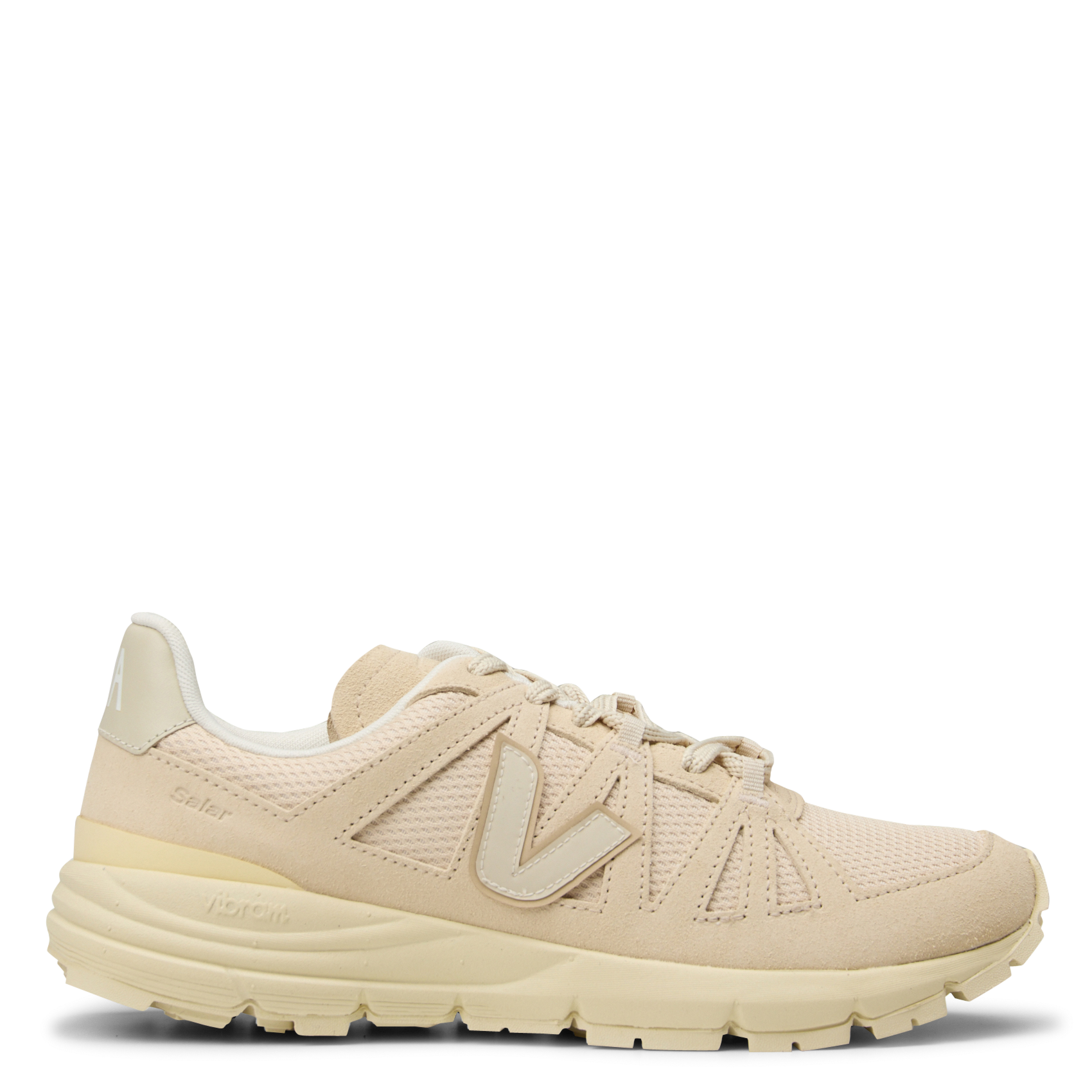 Niedrige Schnürsneaker VEJA Beige