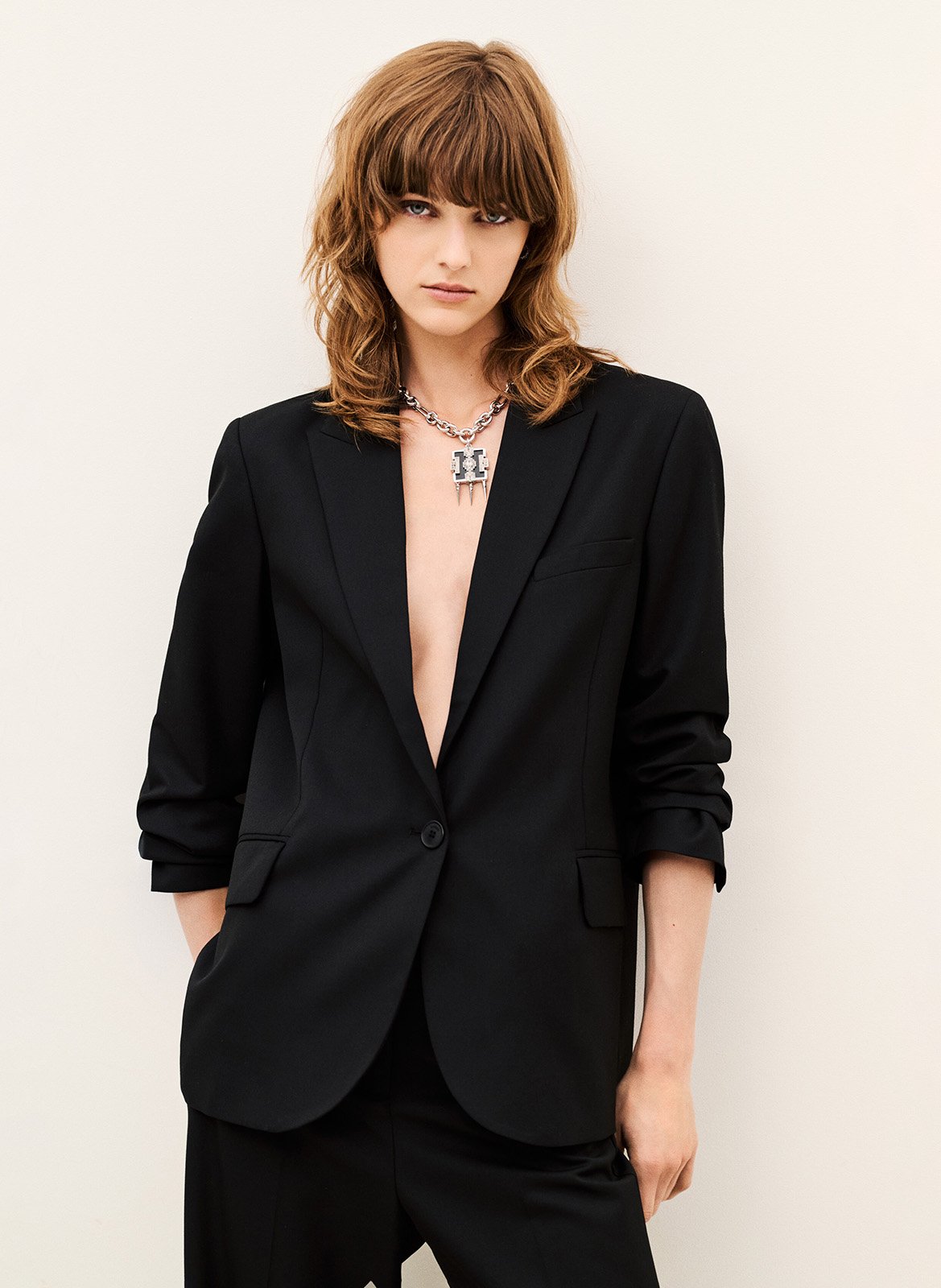 Veste tailleur oversize unie BA&SH