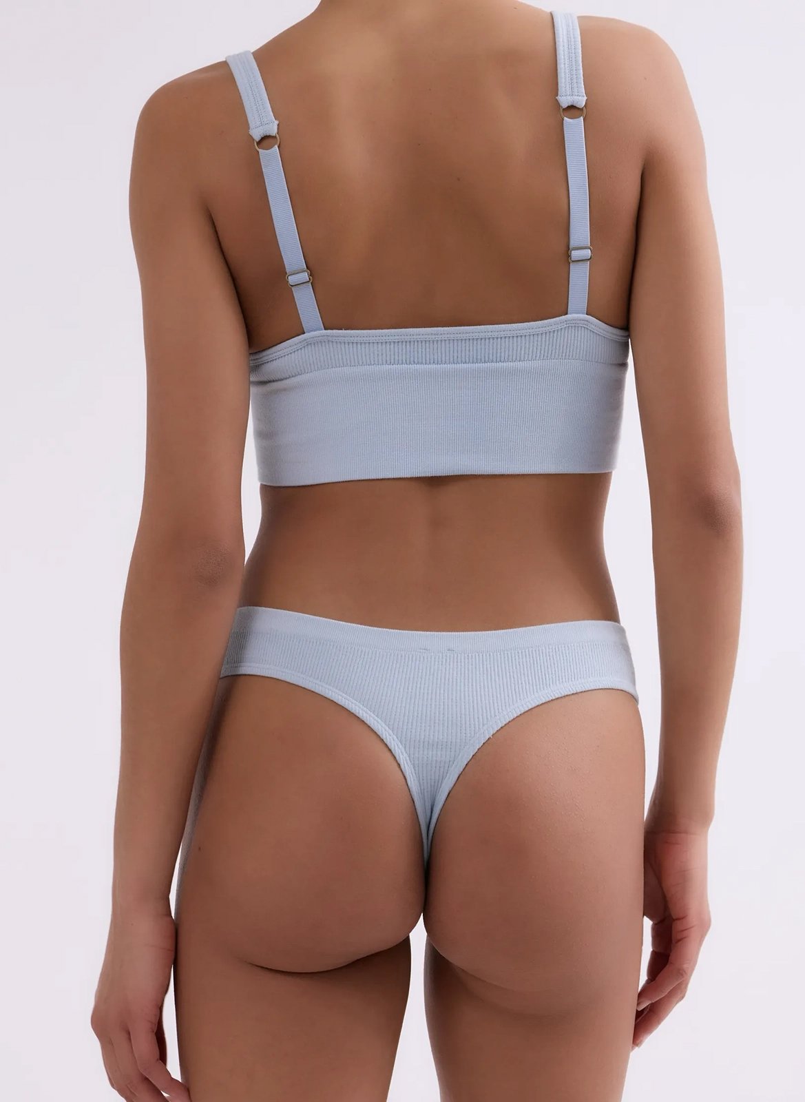 String en maille unie LOVE STORIES Bleu