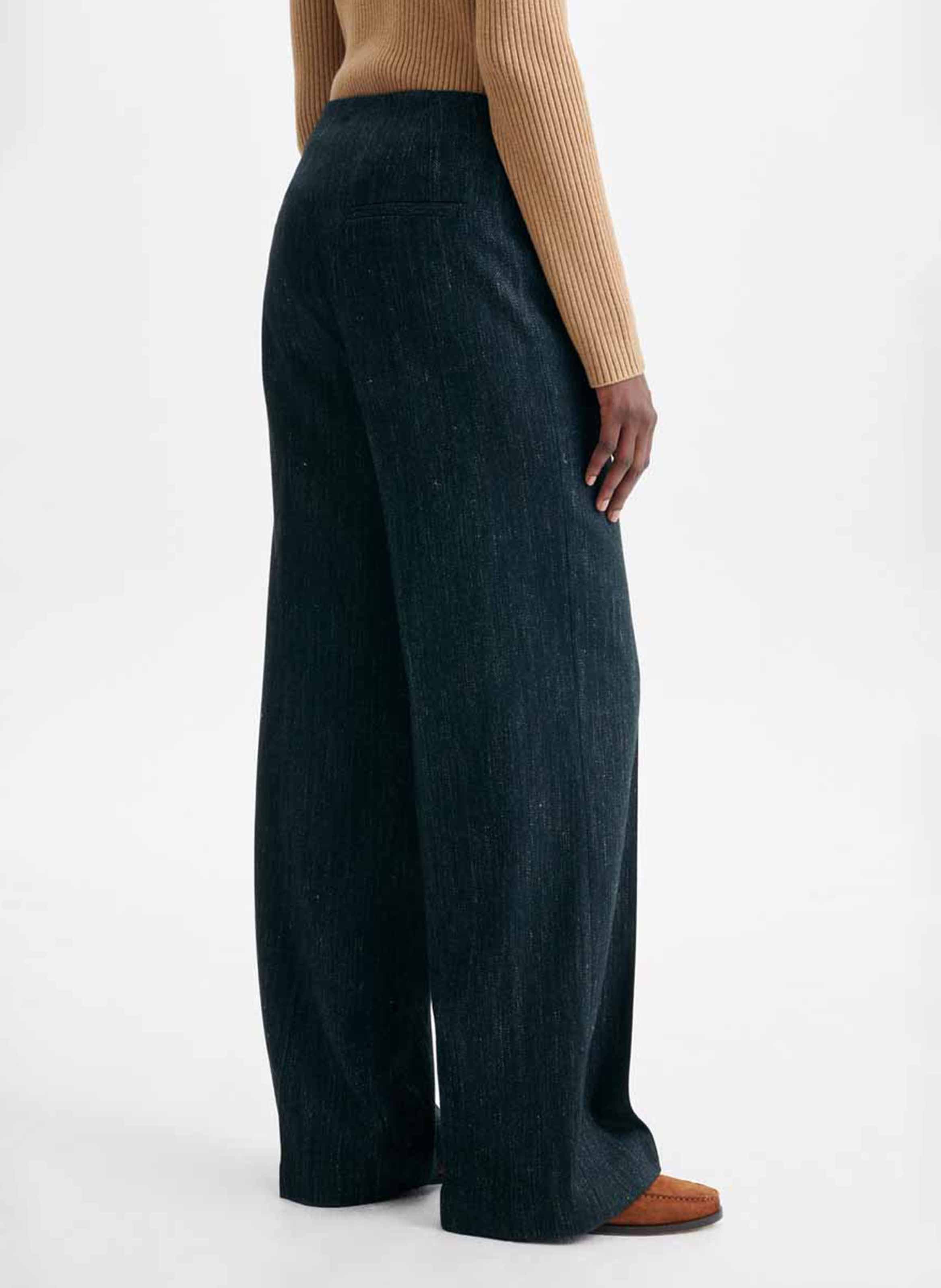 Pantalon droit taille haute VANESSA BRUNO Vert