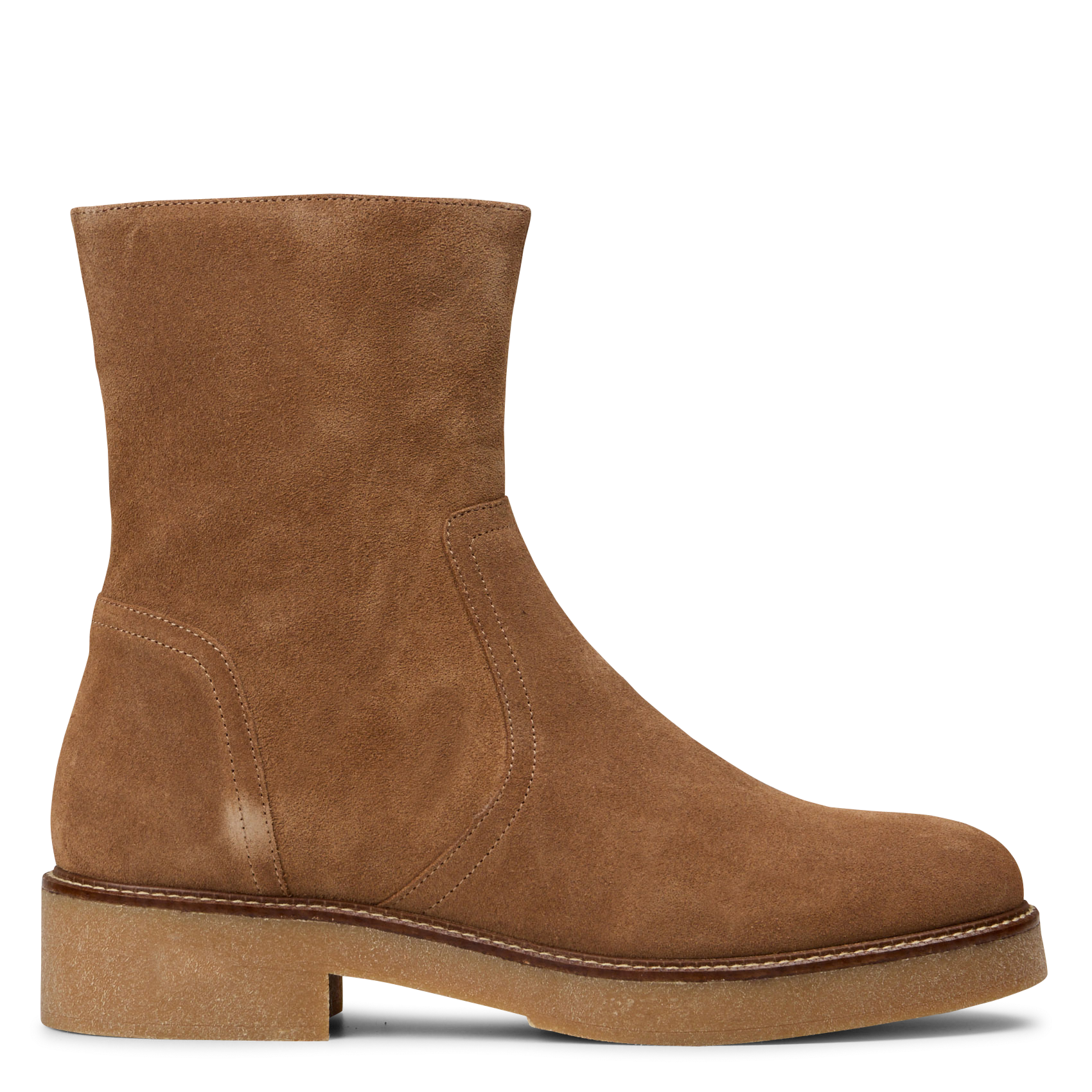 Stiefeletten aus Veloursleder MELLOW YELLOW Beige