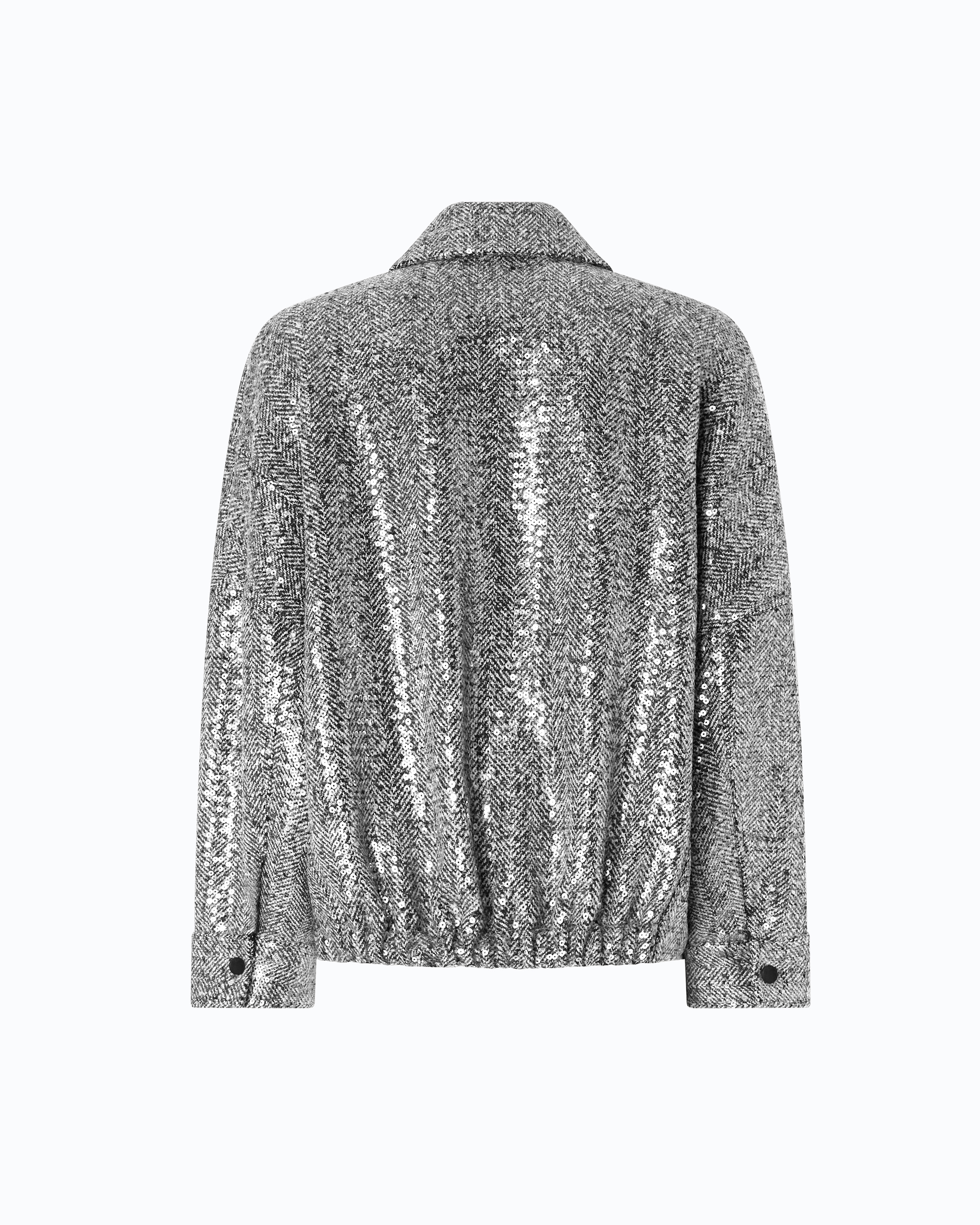 Glitter peacoat PINKO Multicolored
