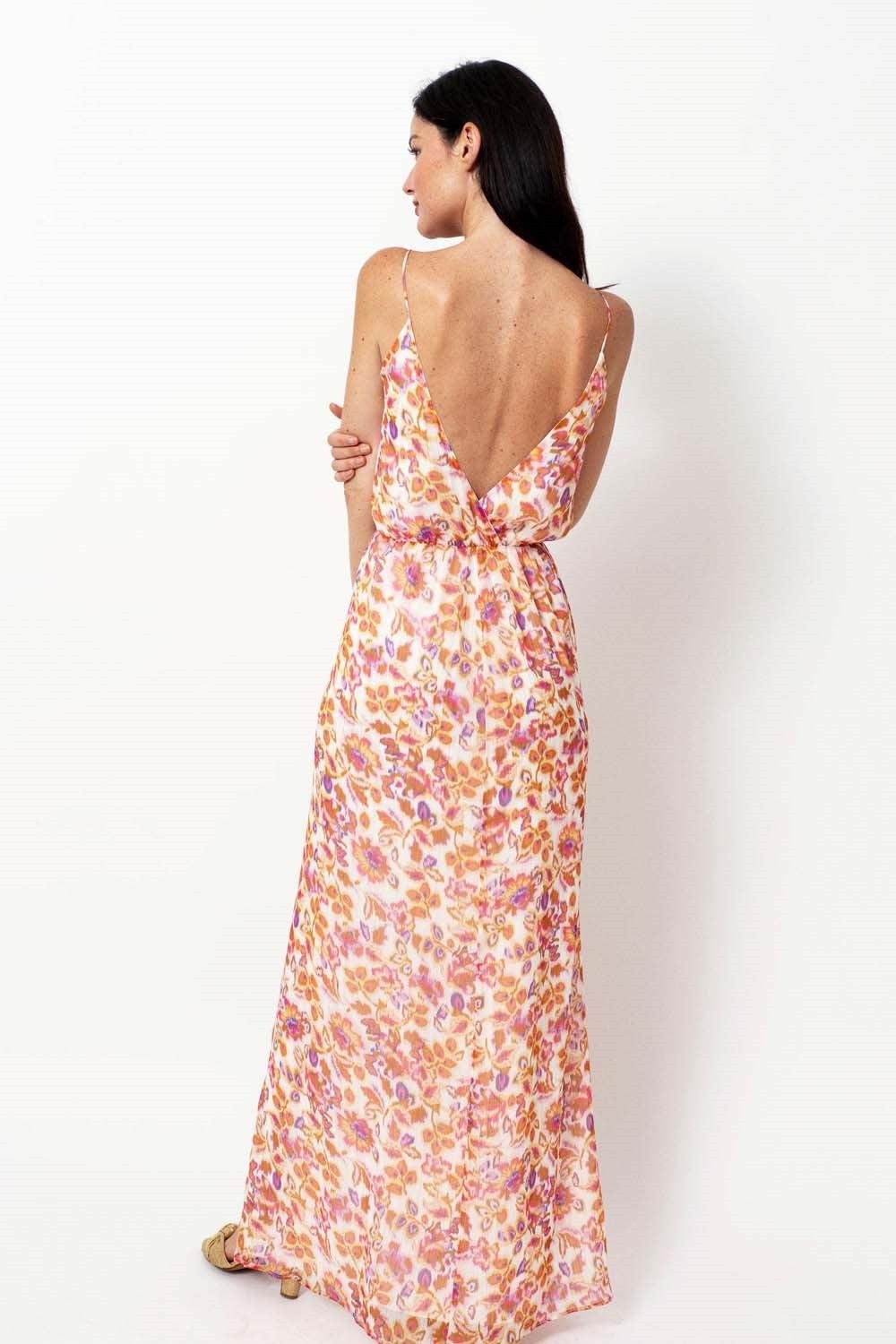 Robe longue MAISON LEMOINE - Seconde main Multicolore