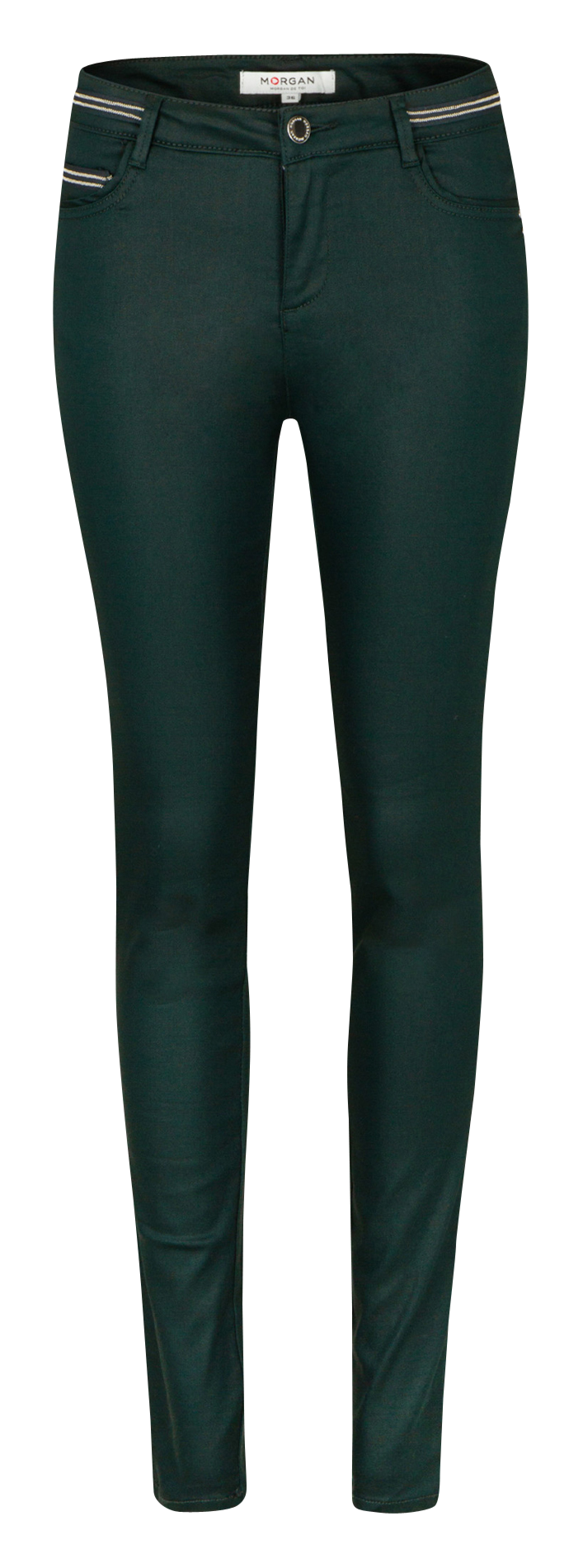 Gecoate, slim-fit broek MORGAN Groen