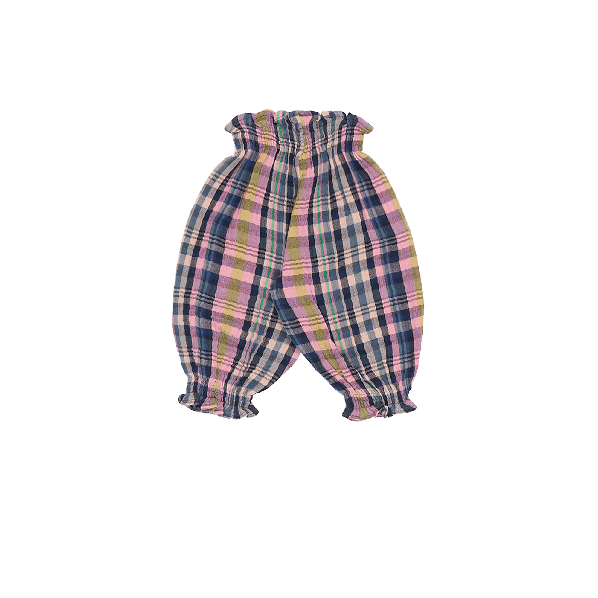 Geruite, katoenen pofbroek THE NEW SOCIETY Veelkleurig