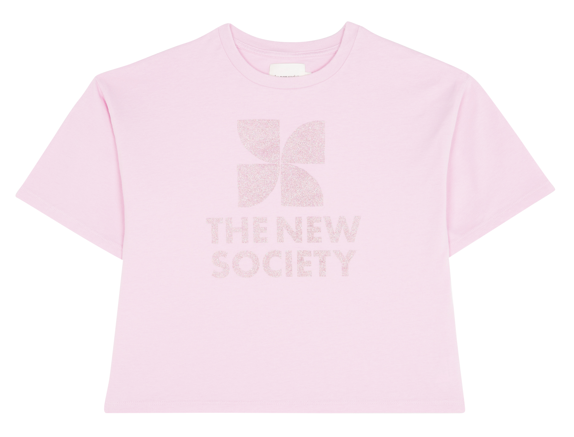 Tee-shirt imprimé en coton THE NEW SOCIETY Violet