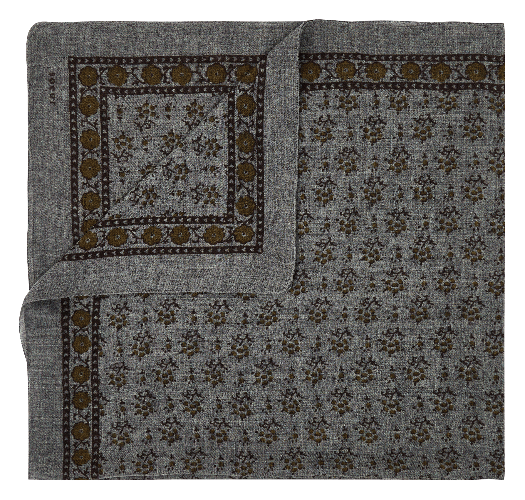 Tuch aus bedrucktem Woll-Twill SOEUR