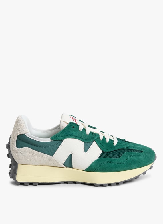 Baskets Basses En Cuir Melange 327 Marsh Green New Balance Femme U327WRG MARSH GREEN MARSH GREEN Place des Tendances Belgique