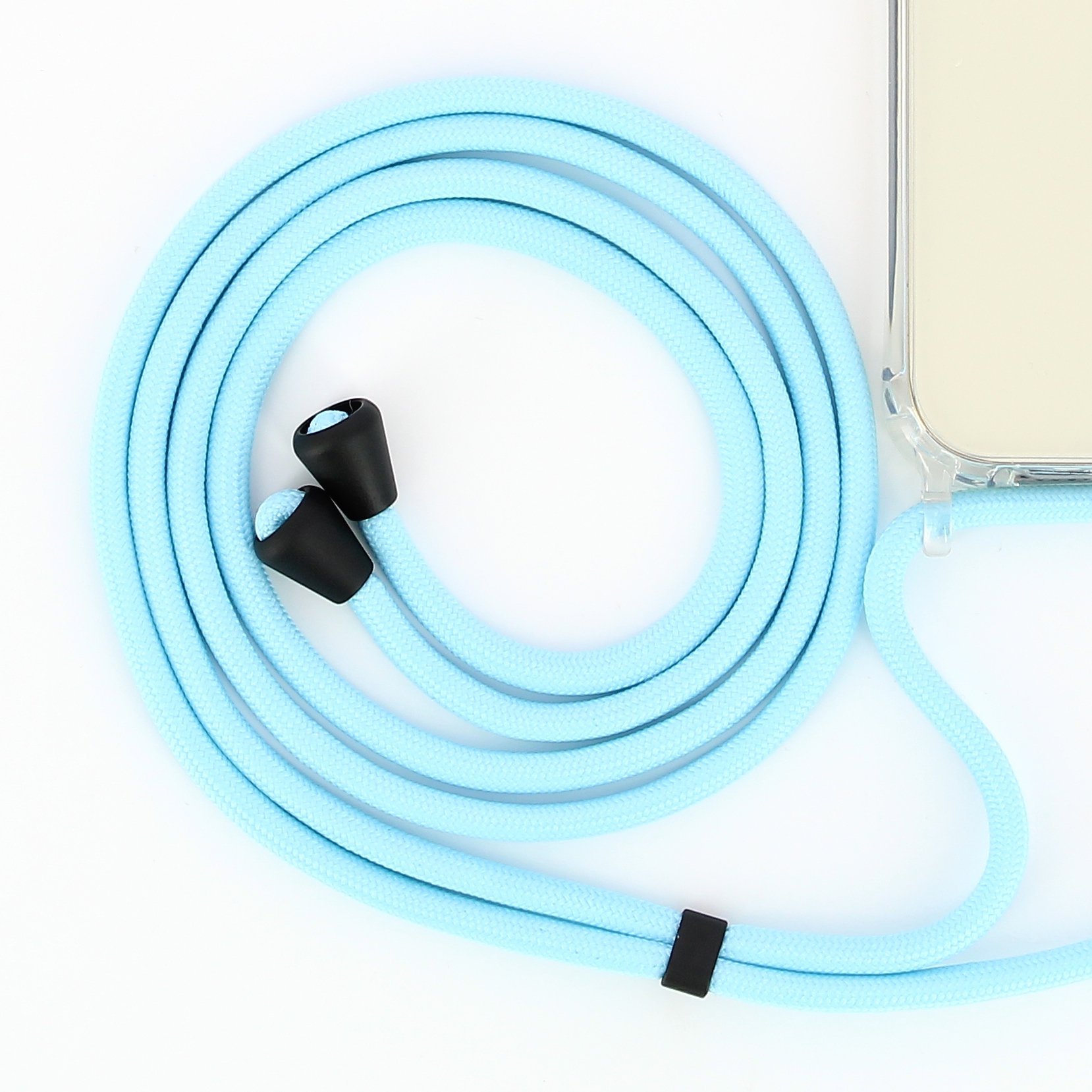 Cotton phone cord LA COQUE FRANCAISE Blue