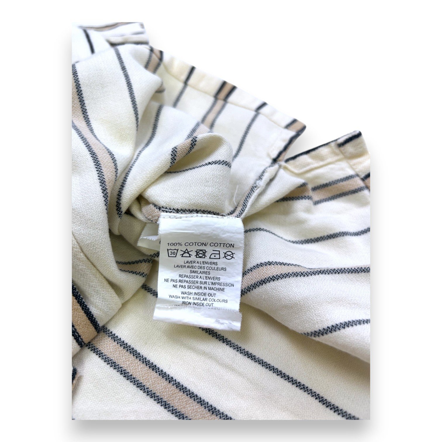 Beige child's shirt - 8 years ARSENE ET LES PIPELETTES - Seconde Main Beige