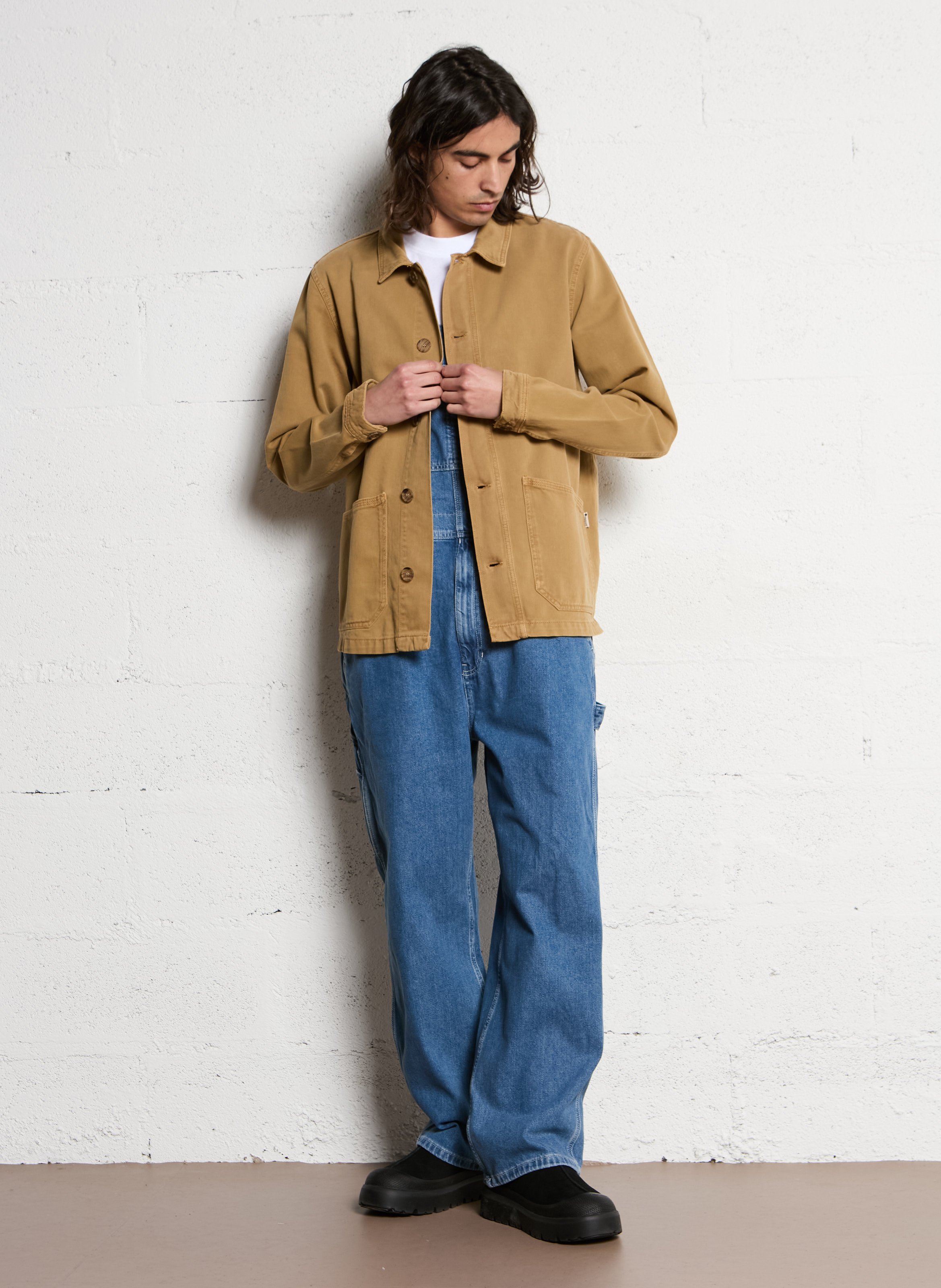 Straight cotton-blend T-shirt DICKIES White