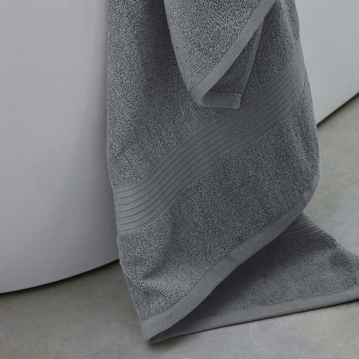 Solid color cotton beach towel TODAY LINGE DE MAISON Grey