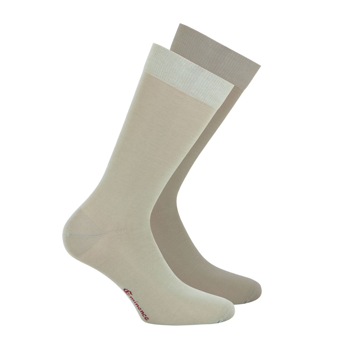 Lisle crew socks EMINENCE Beige