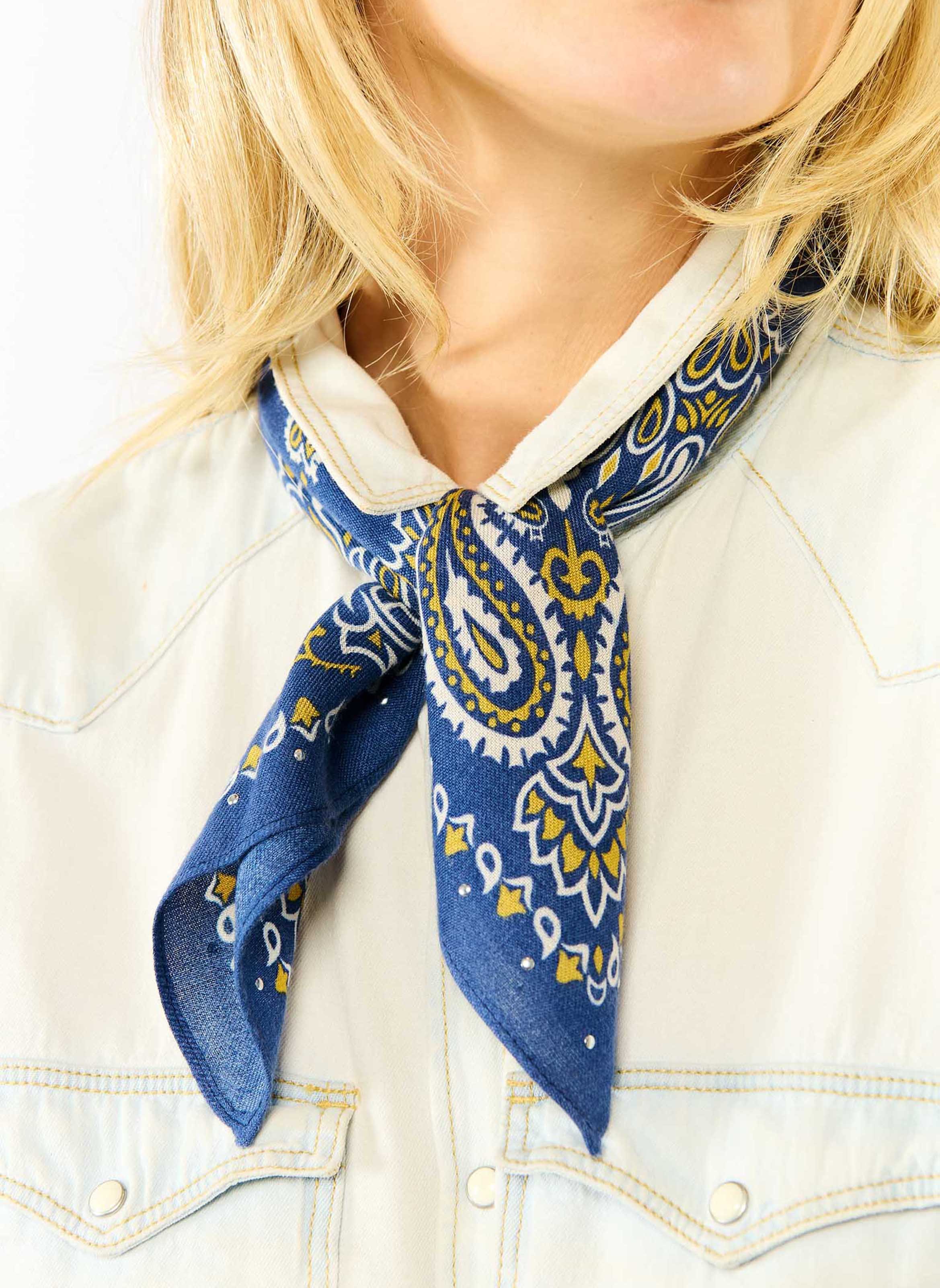 Bandana printed scarf WILD