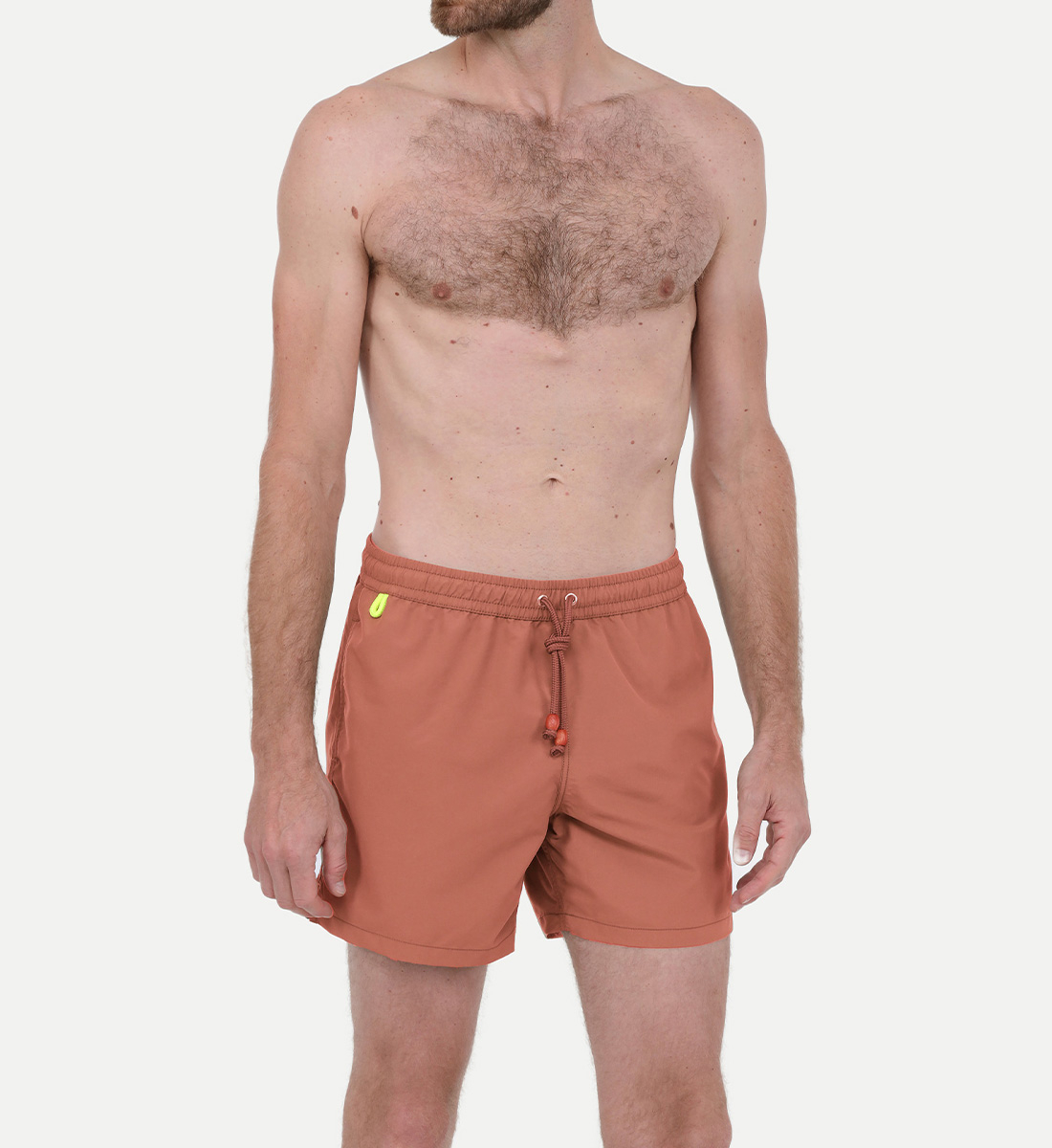 Swim shorts - terracotta GILI'S Brown