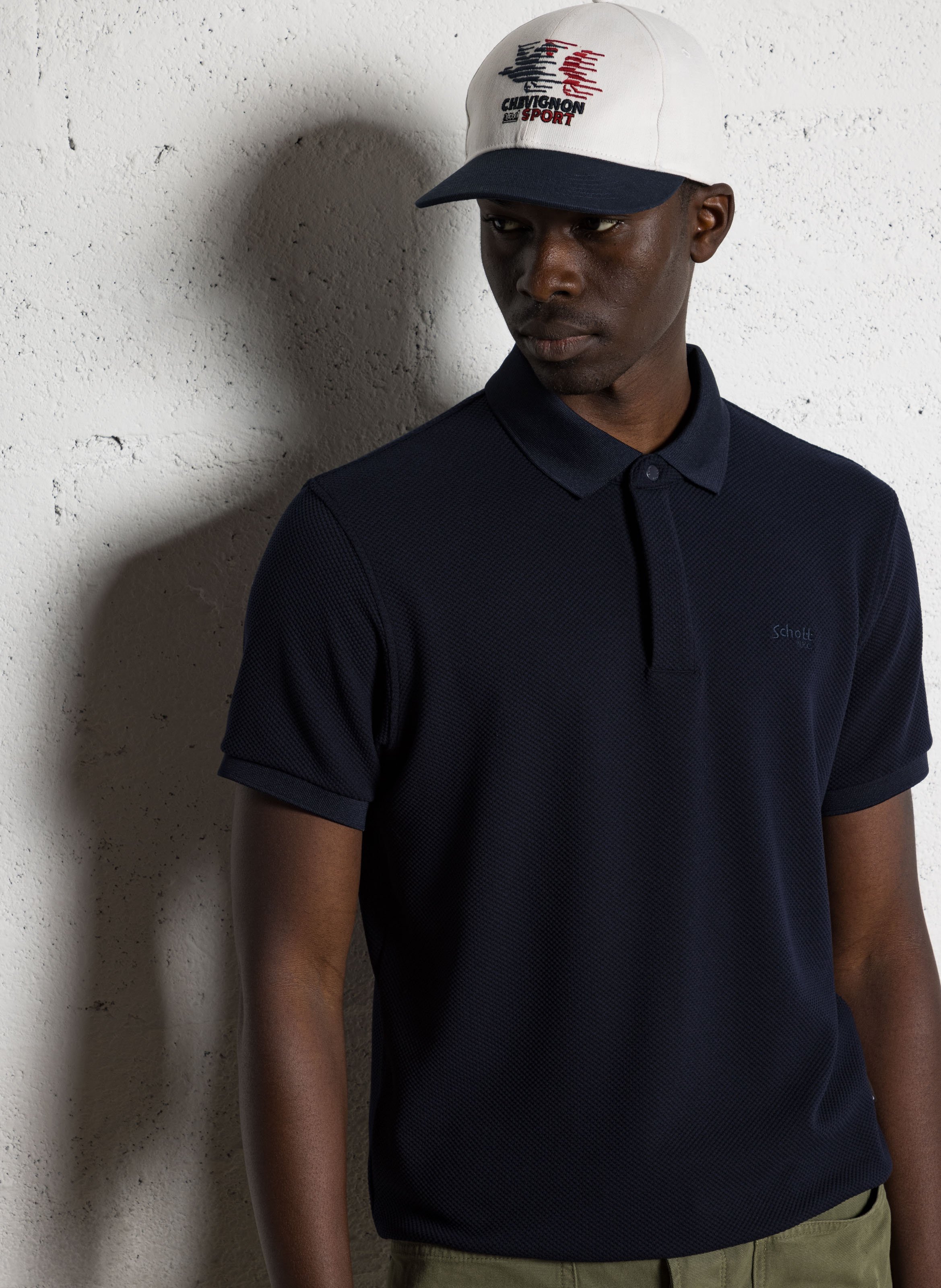 Poloshirt SCHOTT Blau